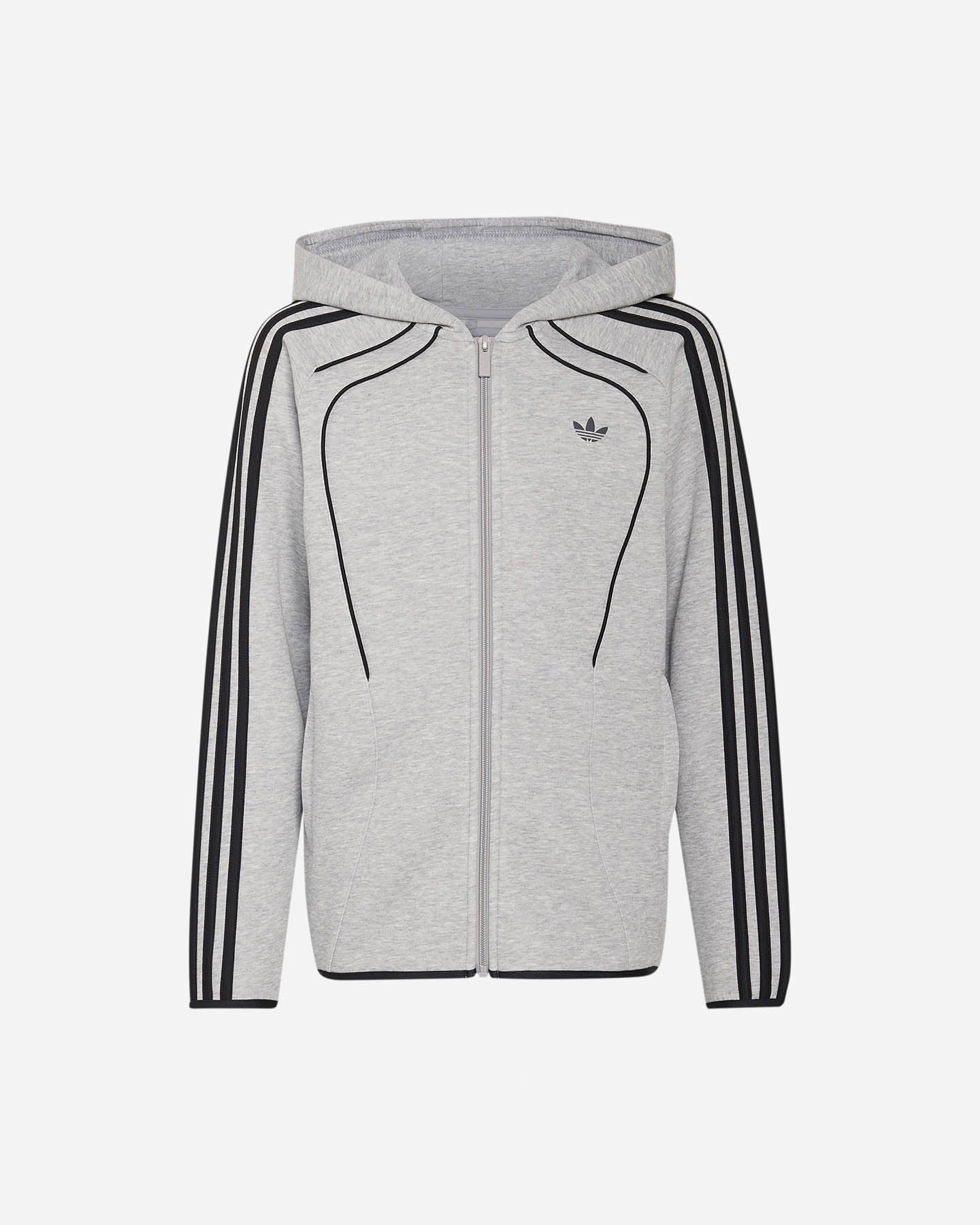 Felpa ADIDAS CLASSIC JR - Grigio - 0 | Cisalfa Sport