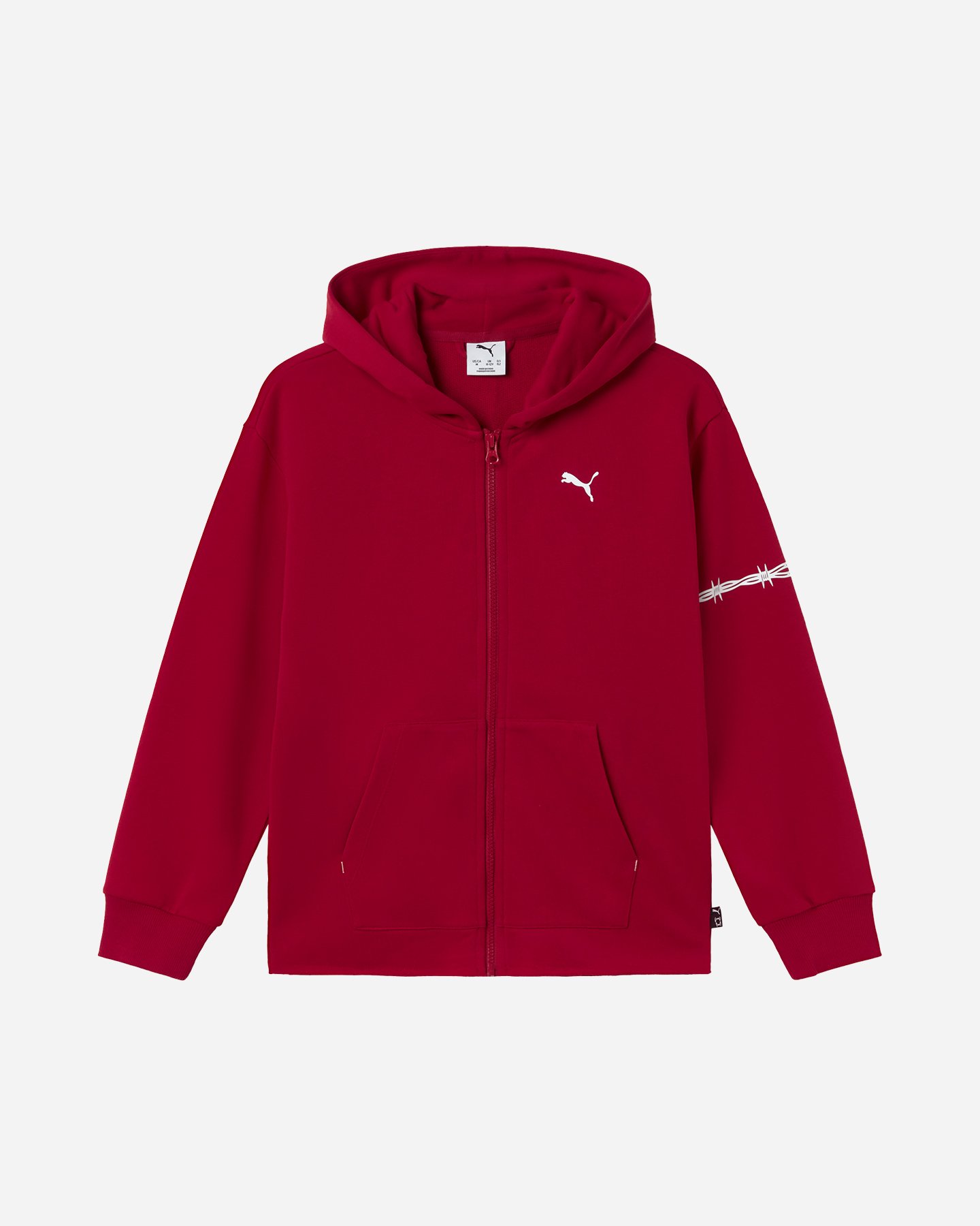 Felpa PUMA BASIC JR - Rosso - 0 | Cisalfa Sport