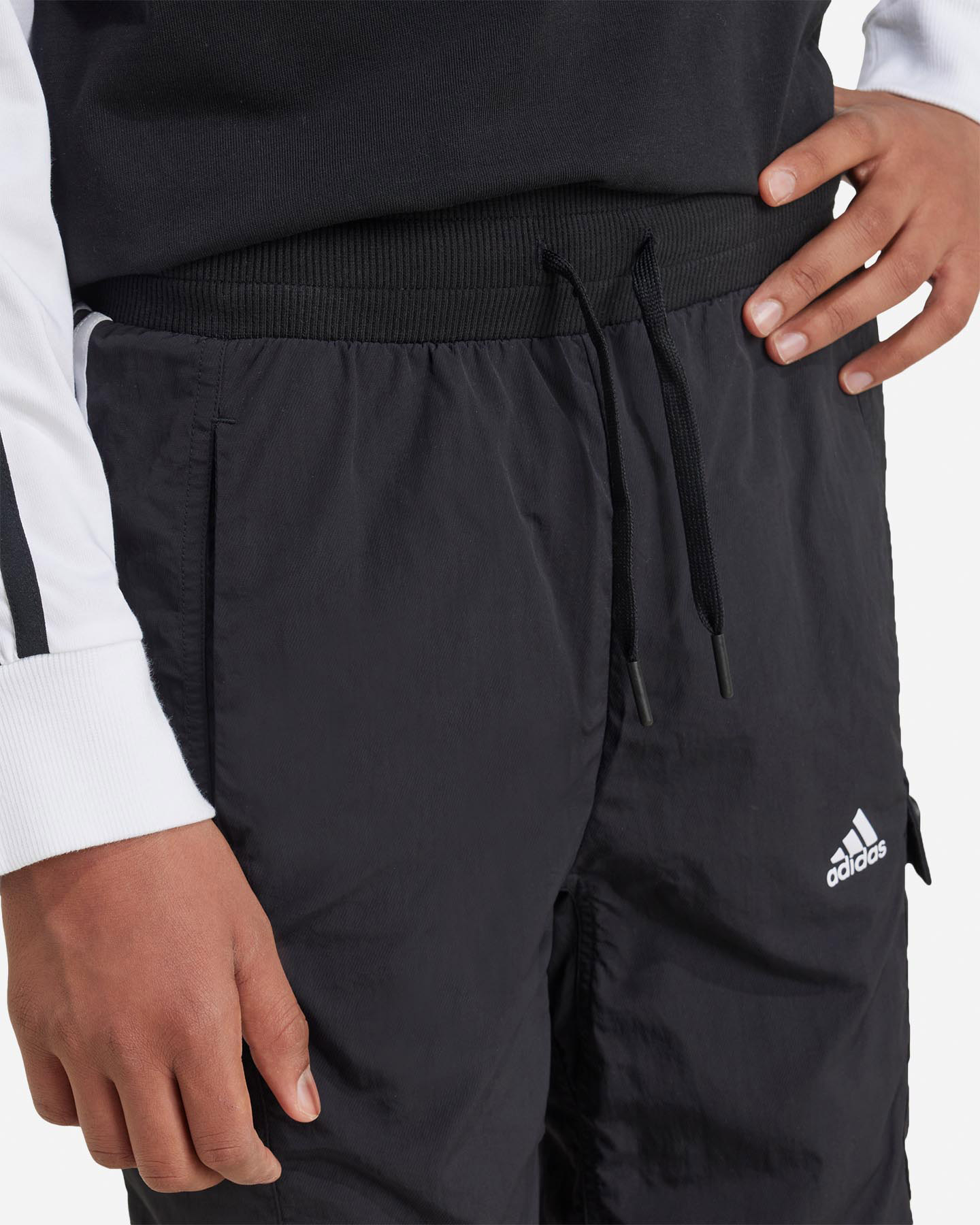 Pantaloncini ADIDAS CARGO STREET JAM JR - Nero - 4 | Cisalfa Sport