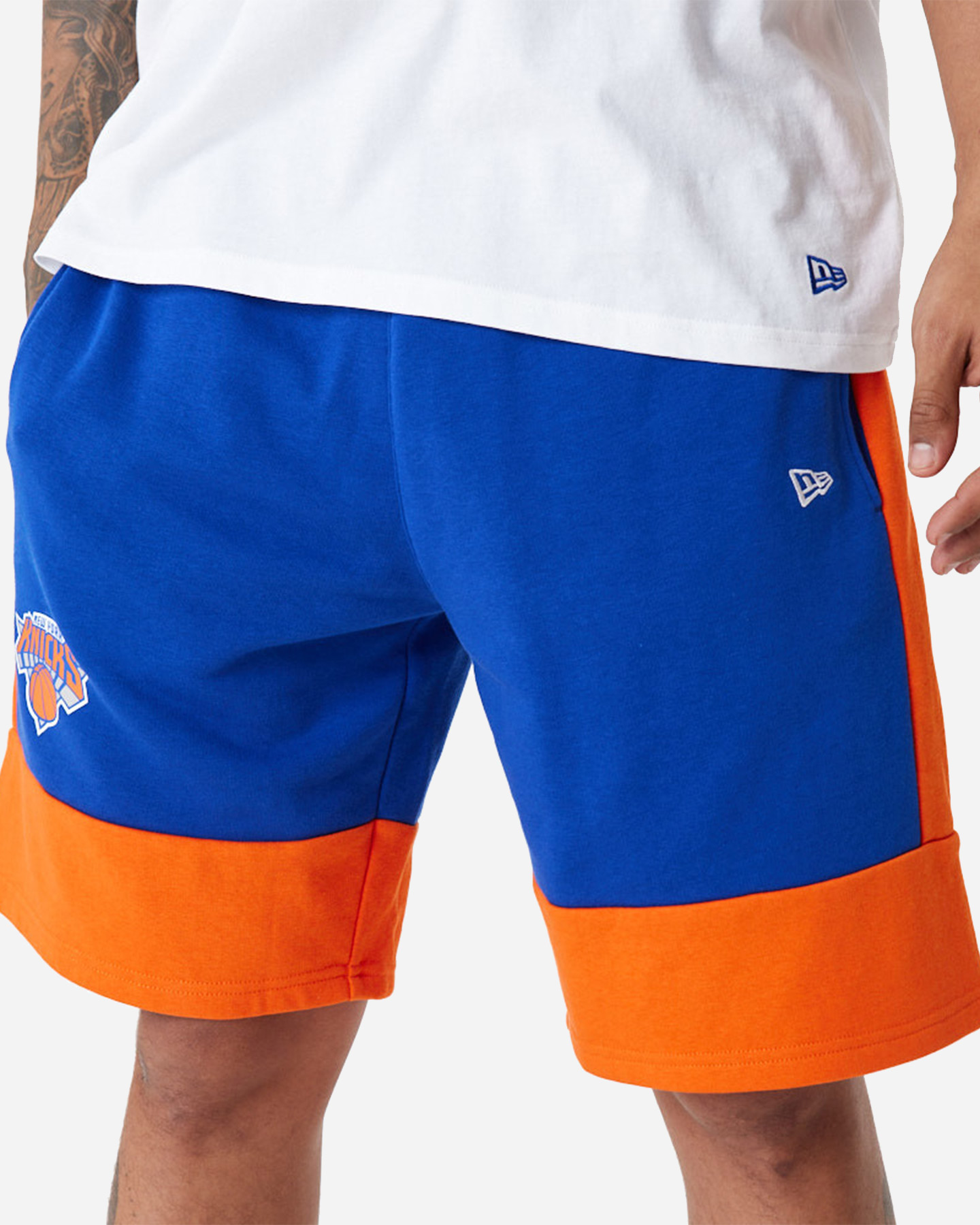 Pantaloncini NEW ERA COLOUR BLOCK NEW YORK KNIKS M - Blu - 1 | Cisalfa Sport