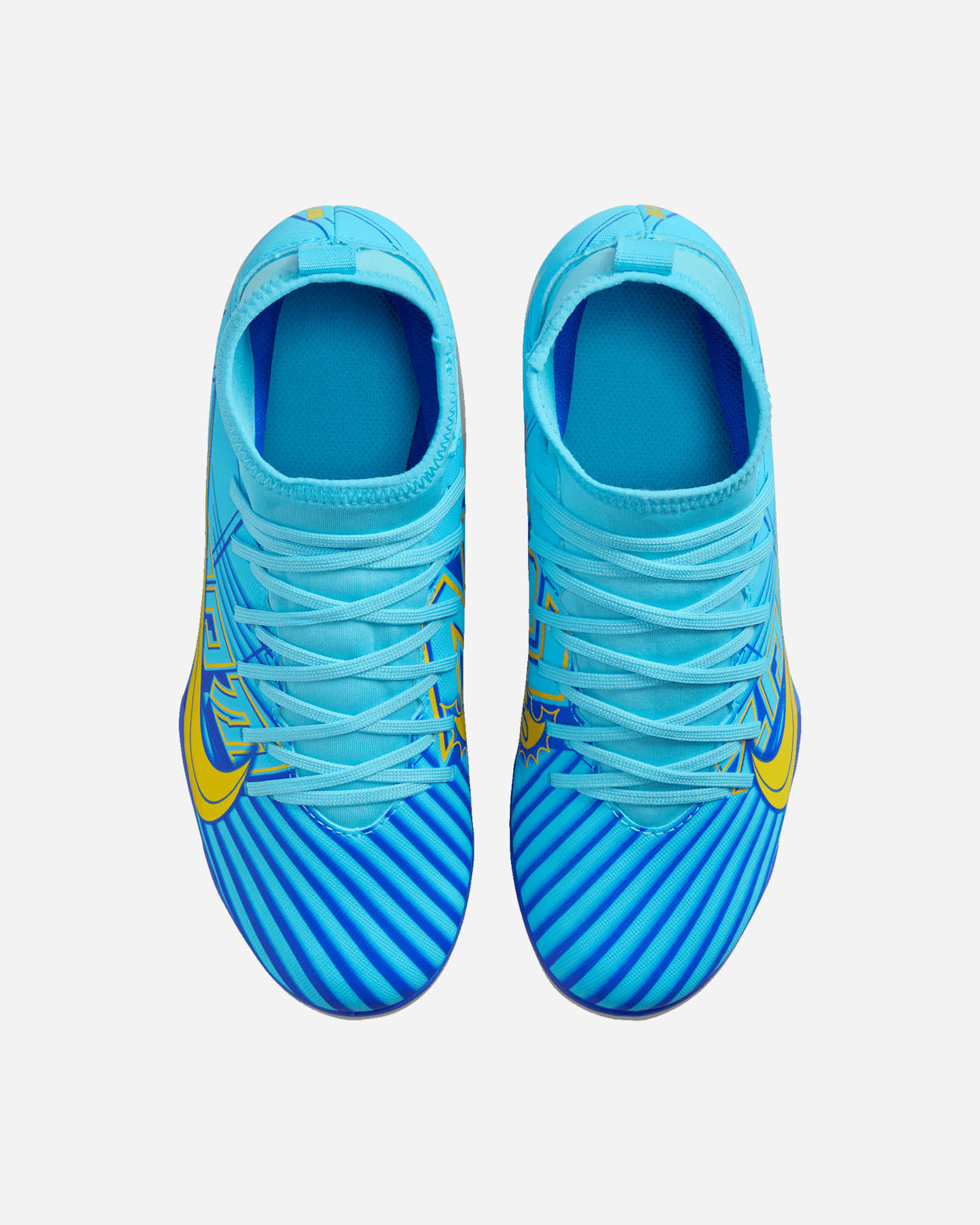 Scarpe calcio NIKE MERCURIAL SUPERFLY 9 CLUB KM FG JR - Azzurro - 3 | Cisalfa Sport