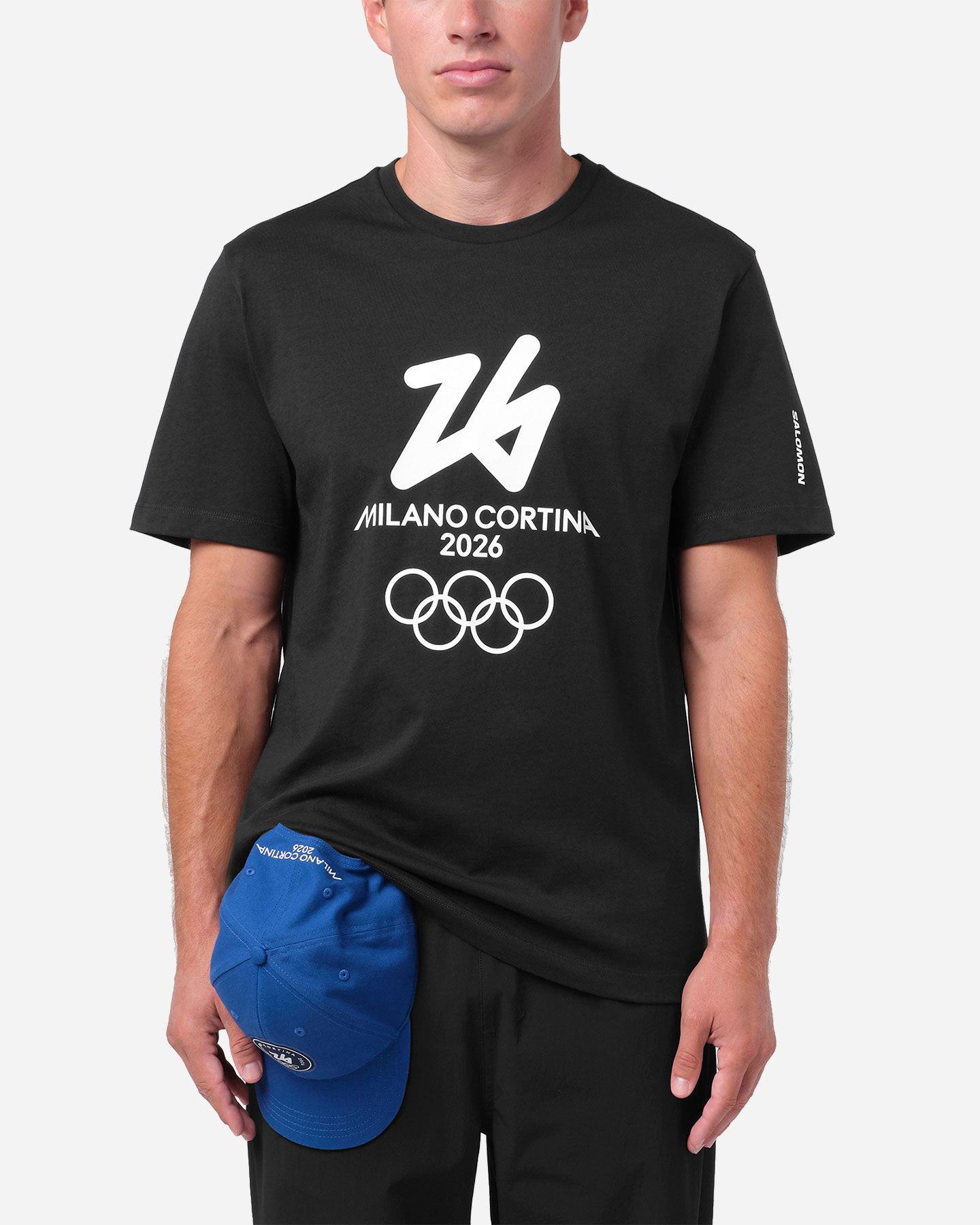 T-shirt SALOMON MILANO CORTINA 2026 OLYMPIC ICON M - Nero - 2 | Cisalfa Sport