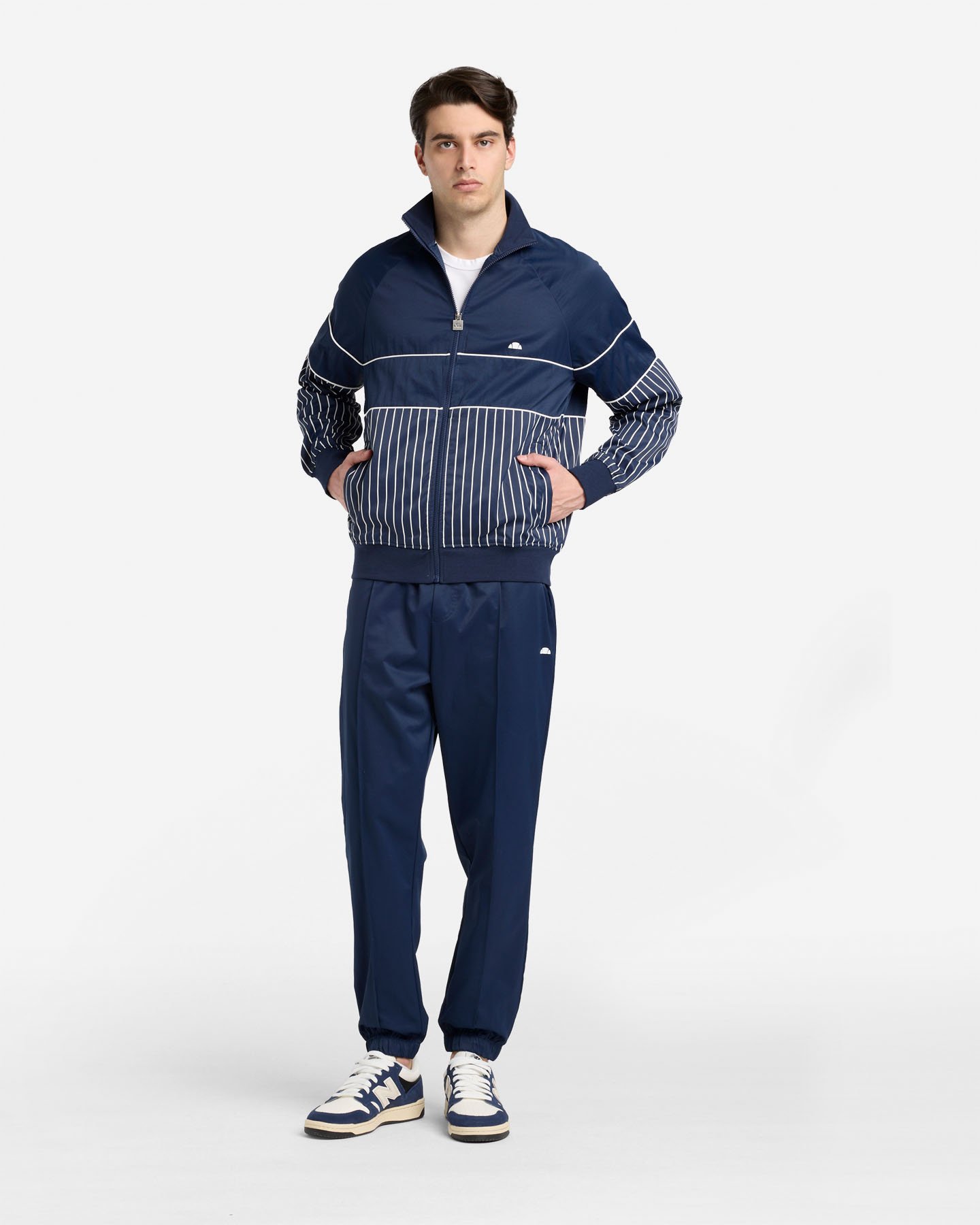 Felpa ELLESSE MICRO STRIPED M - Blu - 4 | Cisalfa Sport