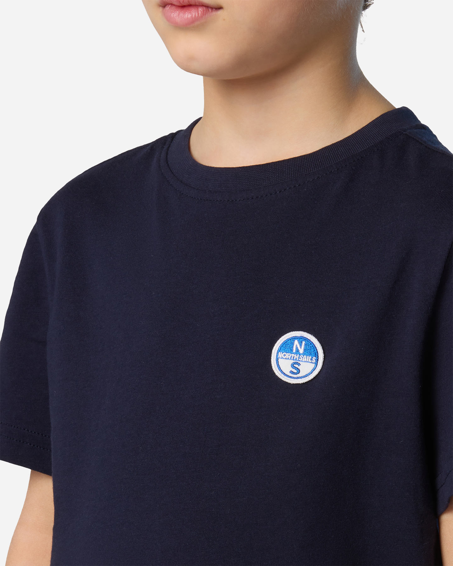 T-shirt NORTH SAILS LOGO CHEST JR - Blu - 5 | Cisalfa Sport