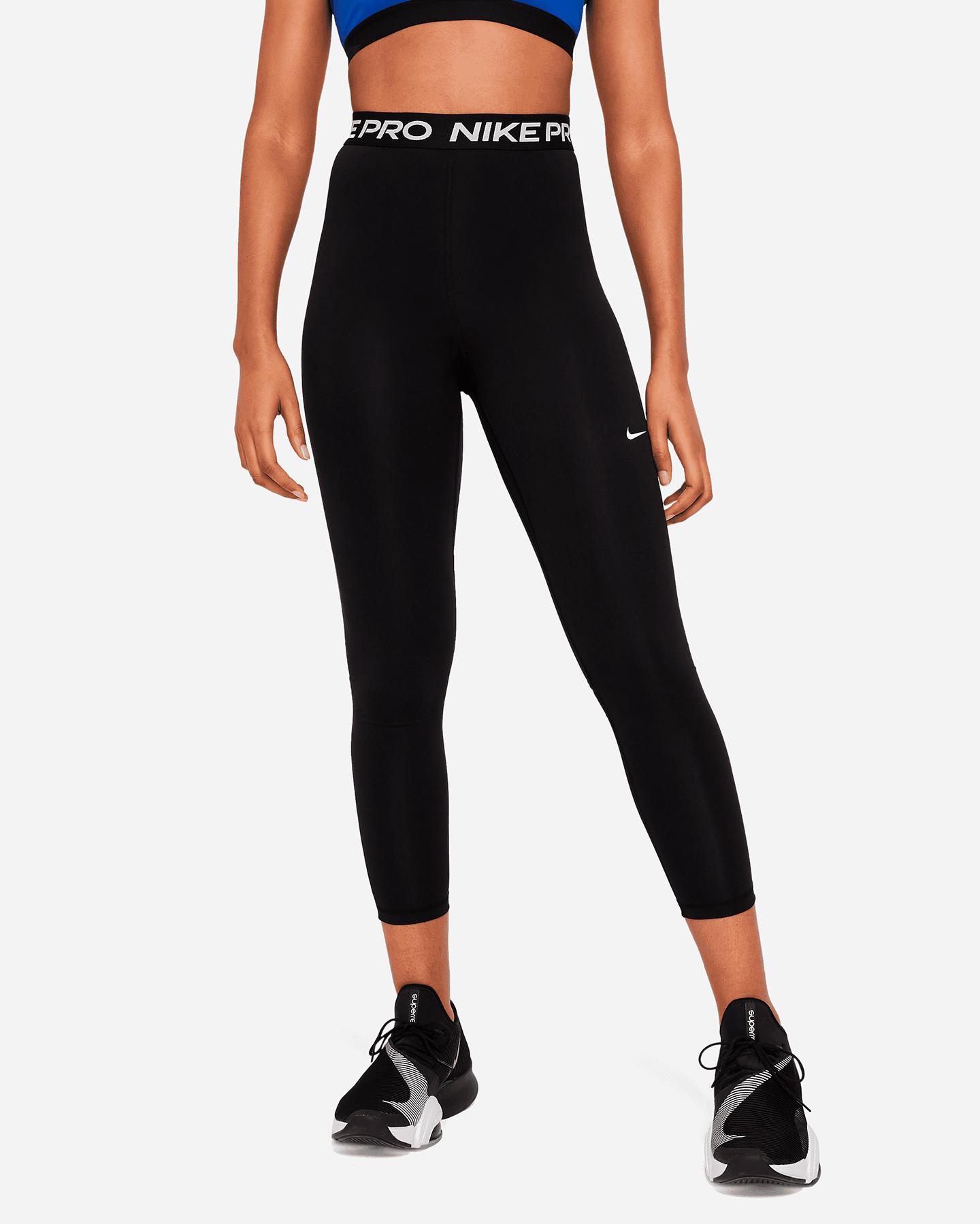 Leggings NIKE 7/8 ELASTIC RISE LOGO W - Nero - 0 | Cisalfa Sport