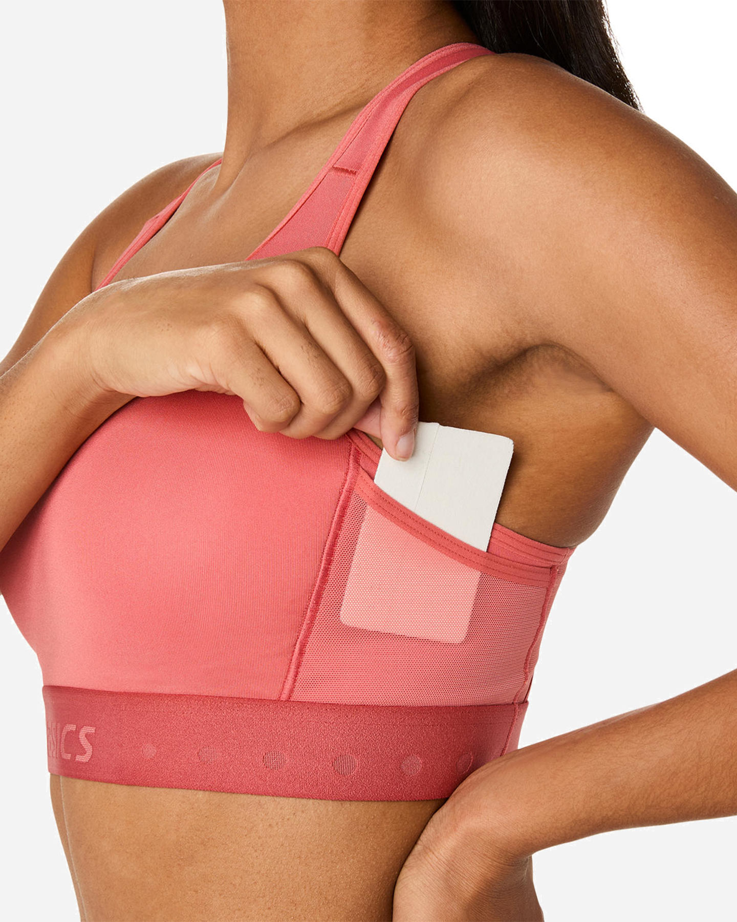 Reggiseno ASICS ROAD OMPRESSION W - Rosa - 4 | Cisalfa Sport