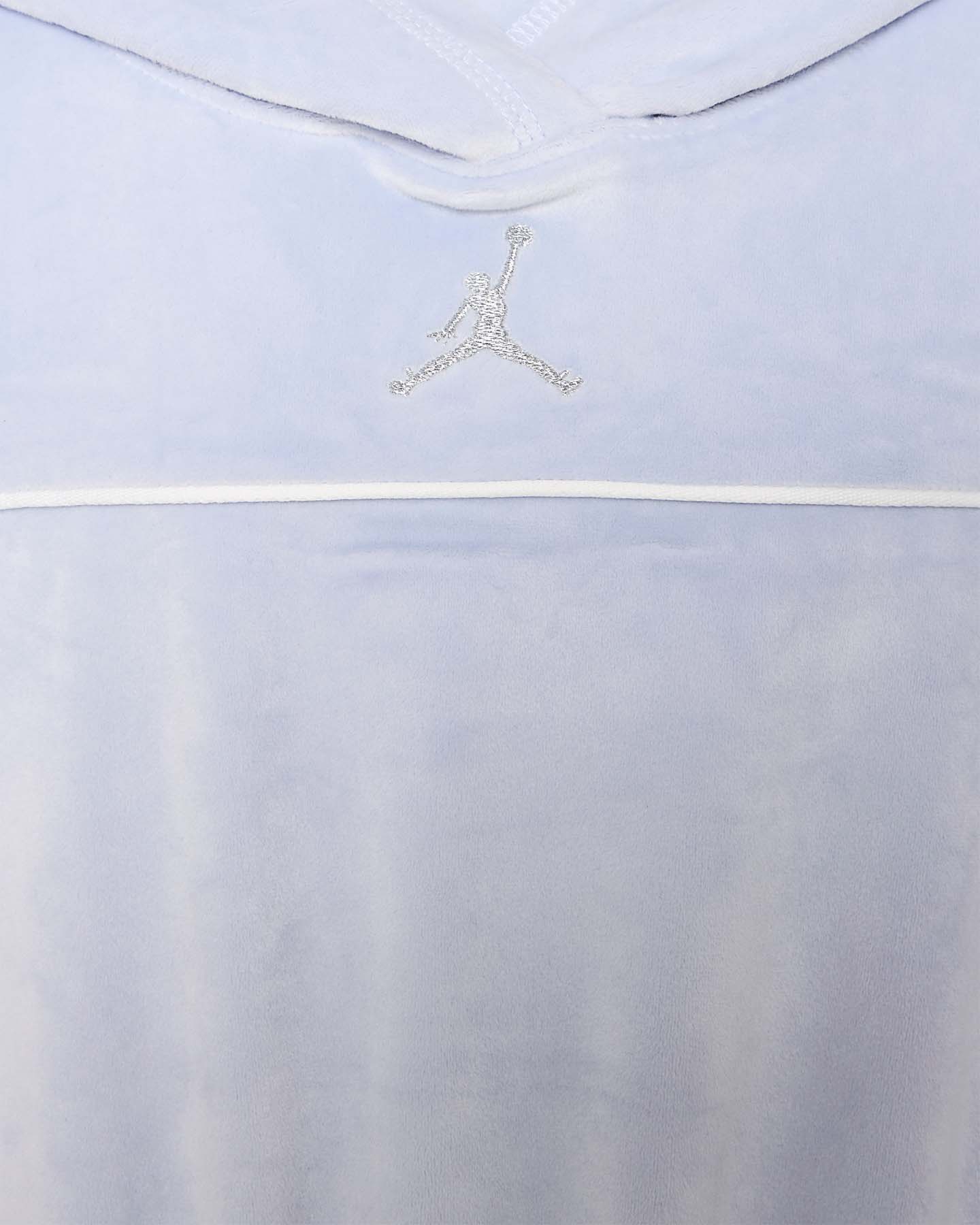 Felpa NIKE  JORDAN VELOUR JR - Grigio - 2 | Cisalfa Sport