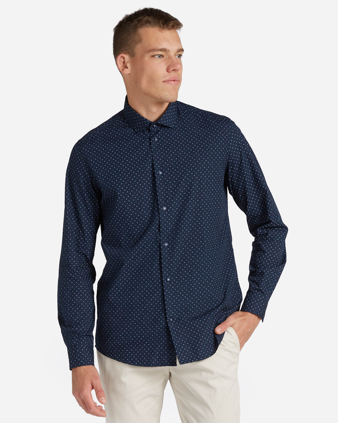 Camicia DACK'S BASIC COLLECTION M - Blu - 0 | Cisalfa Sport