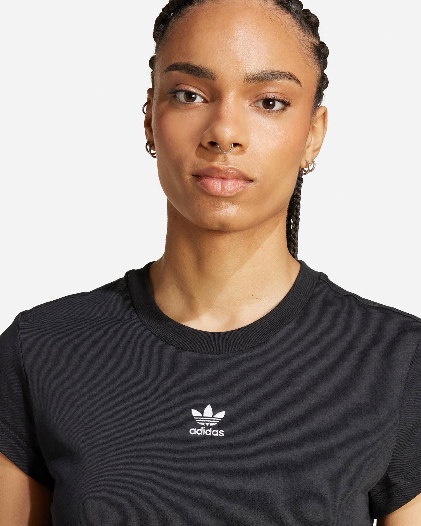 T-shirt ADIDAS SMALL LOGO SLIM W - Nero - 5 | Cisalfa Sport