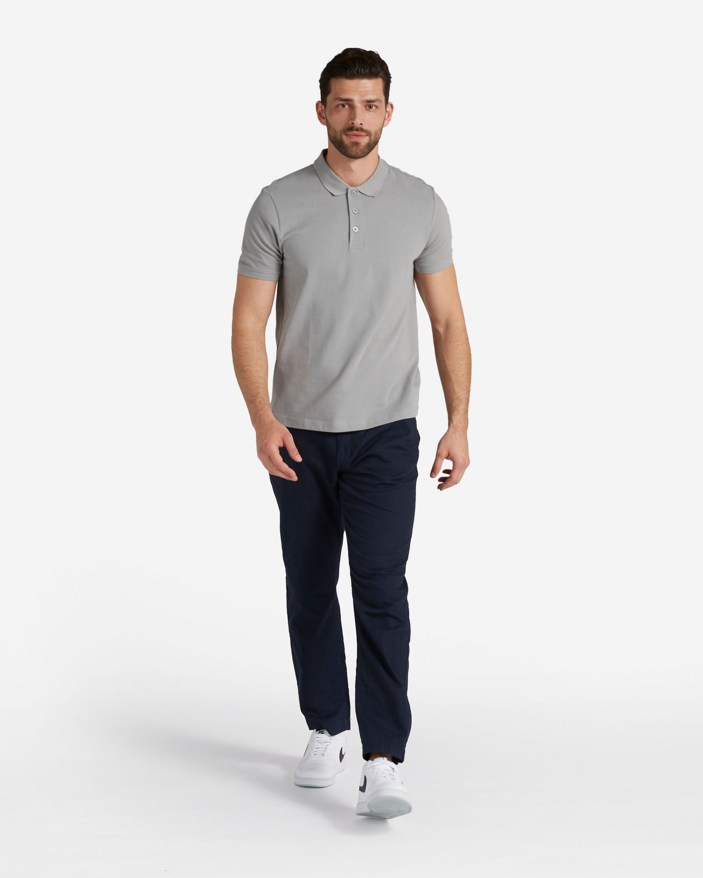 Polo DACK'S ESSENTIAL M - Grigio - 3 | Cisalfa Sport