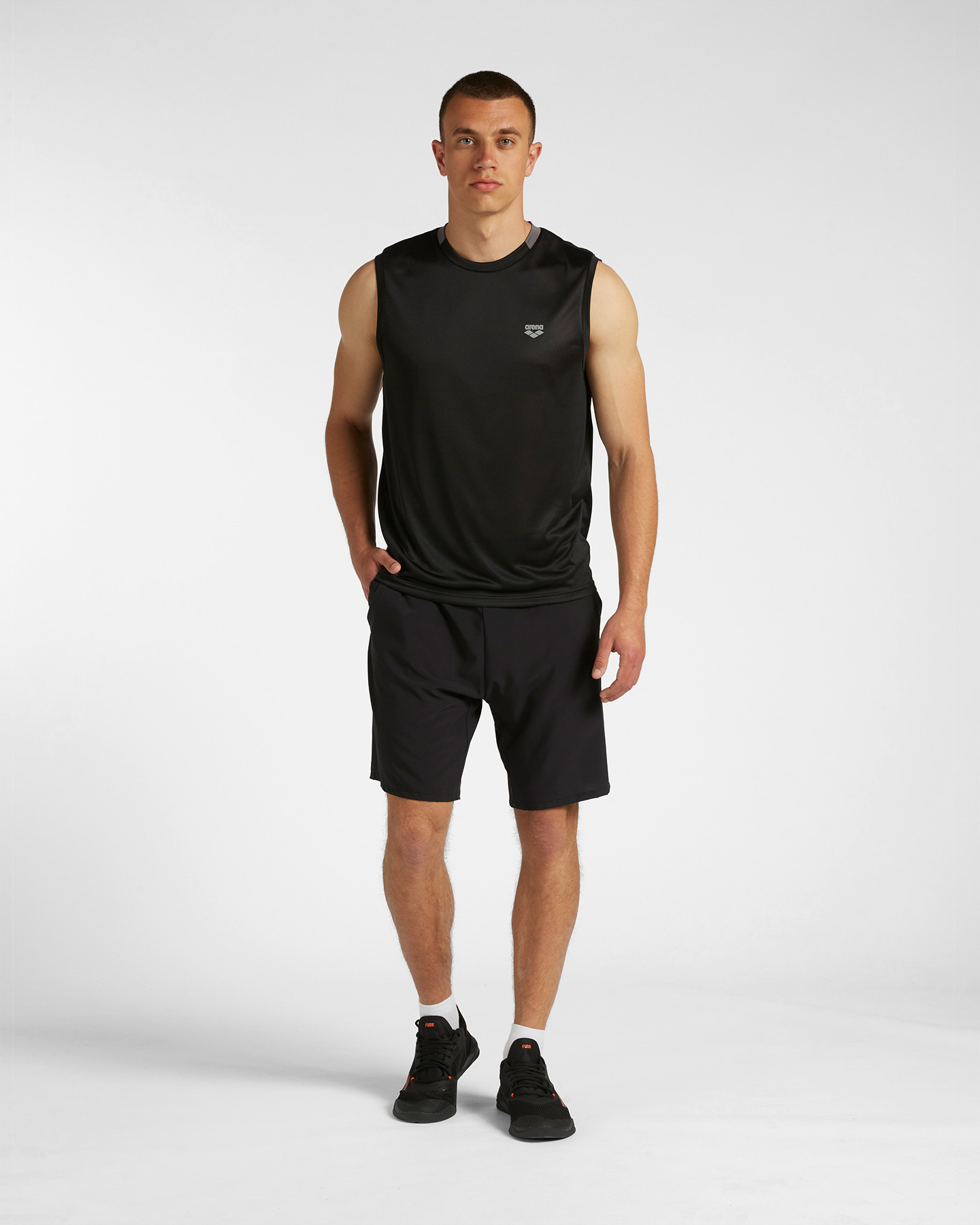 Canotta training ARENA BASIC LINE M - Nero - 1 | Cisalfa Sport