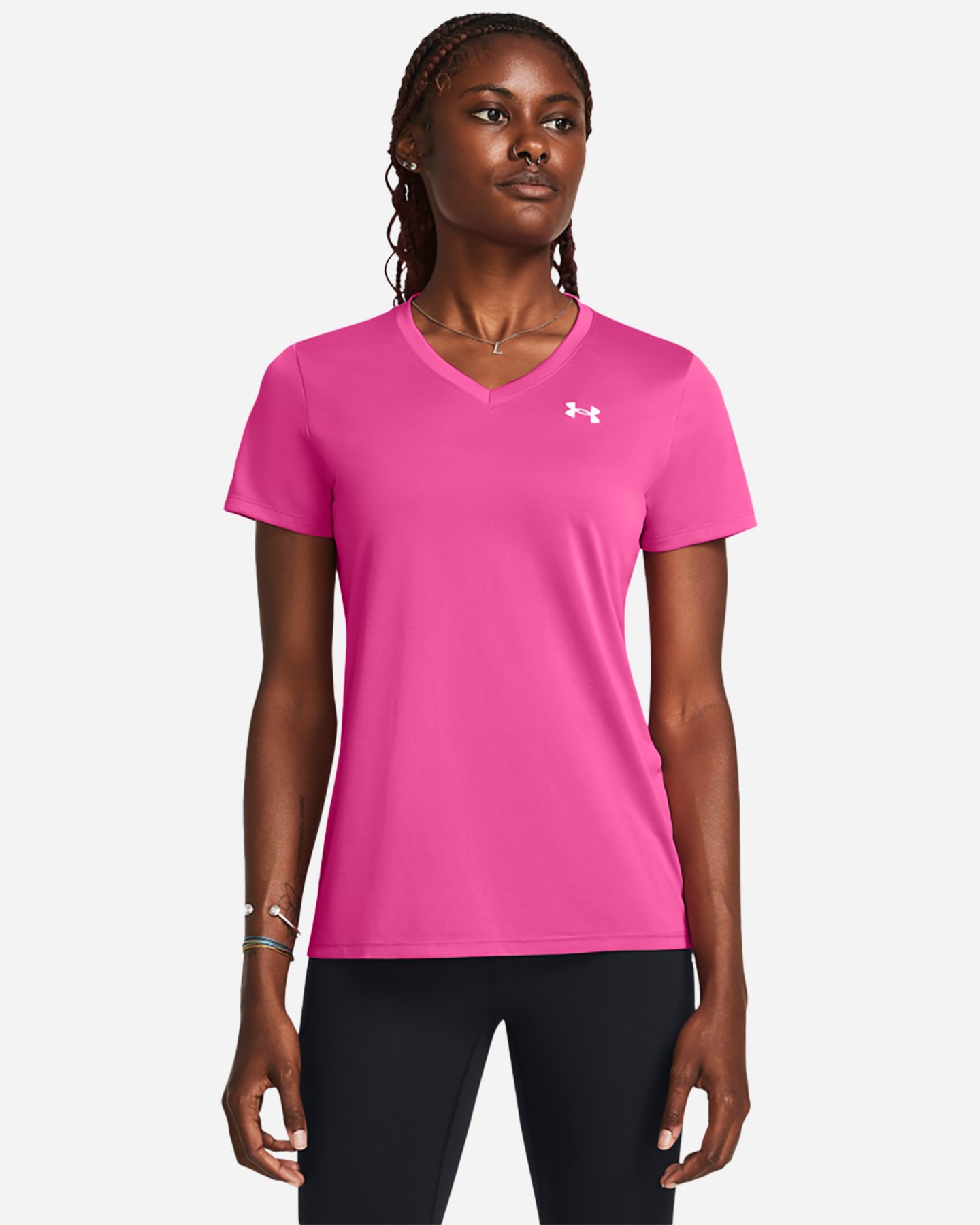 T-shirt training UNDER ARMOUR TECH W - Fucsia - 0 | Cisalfa Sport