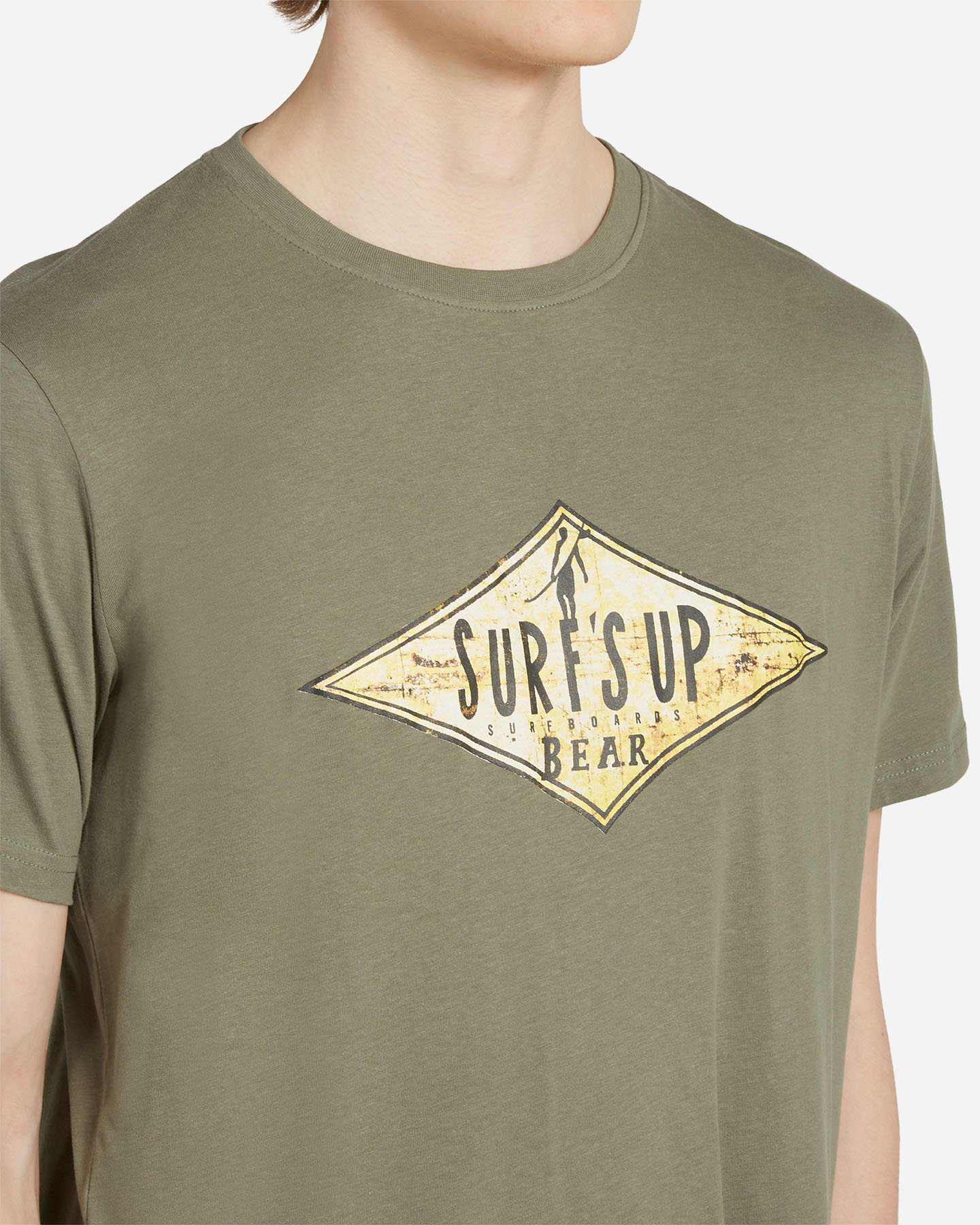 T-shirt BEAR SURFER CONCEPT M - Verde - 4 | Cisalfa Sport