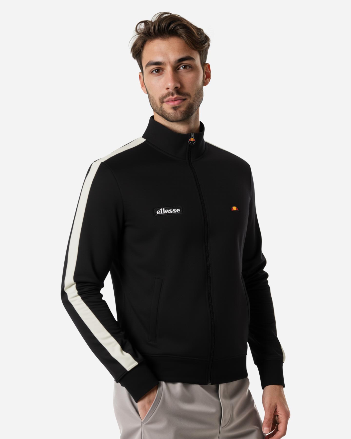 Felpa ELLESSE CLASSIC PATCH M - Nero - 3 | Cisalfa Sport