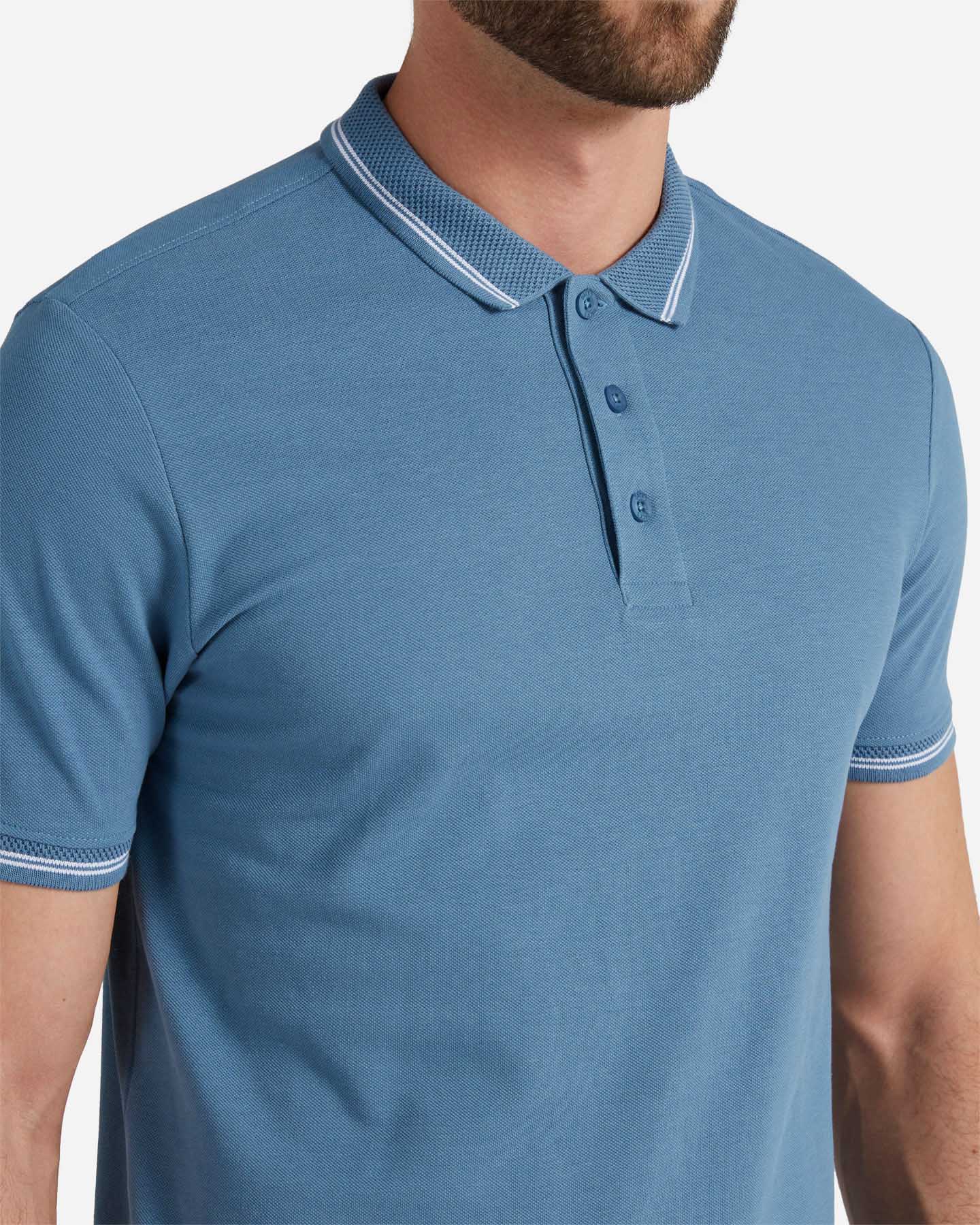 Polo DACK'S ESSENTIAL M - Azzurro - 4 | Cisalfa Sport