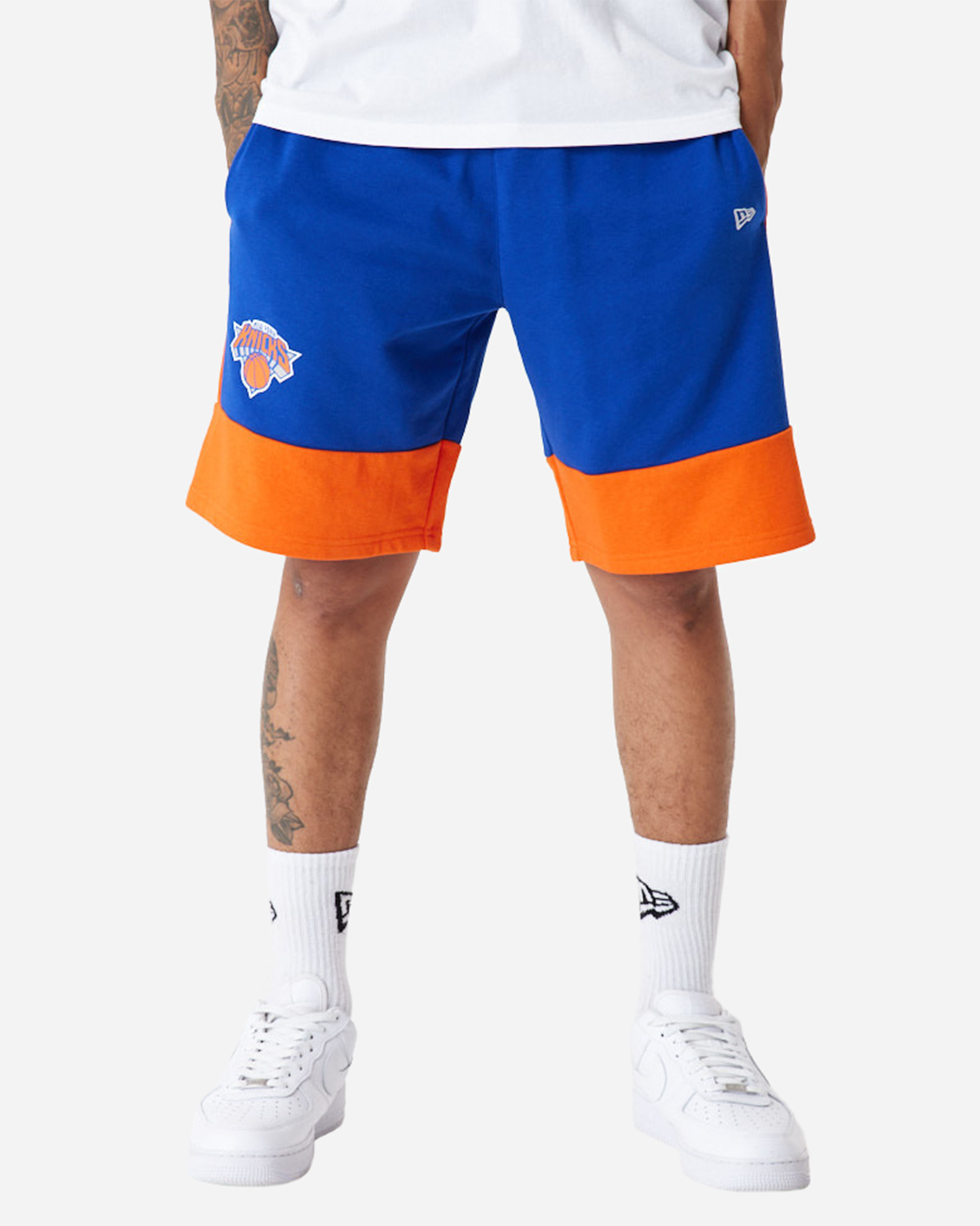 Pantaloncini NEW ERA COLOUR BLOCK NEW YORK KNIKS M - Blu - 0 | Cisalfa Sport