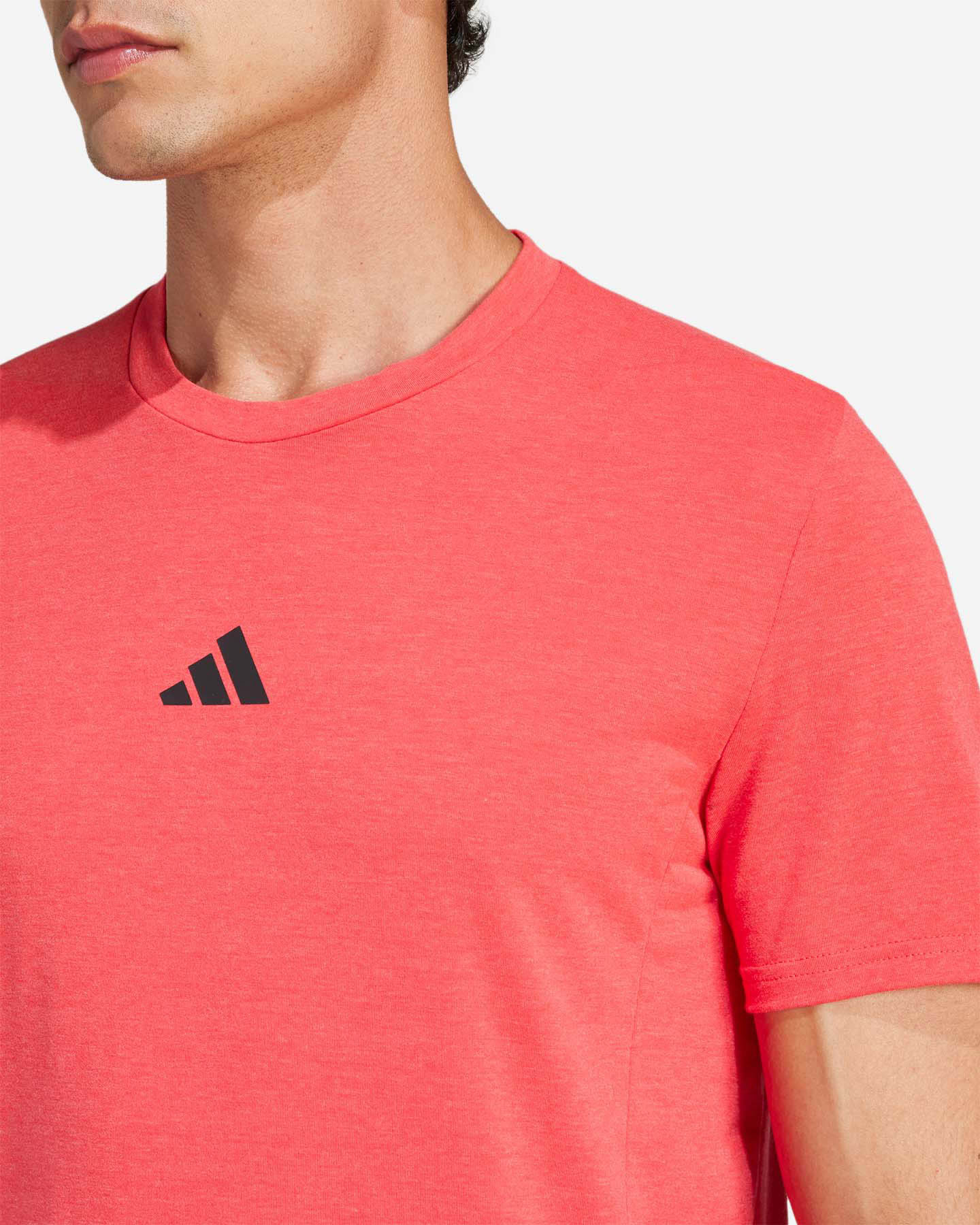 T-shirt training ADIDAS SMALL LOGO M - Rosso - 4 | Cisalfa Sport