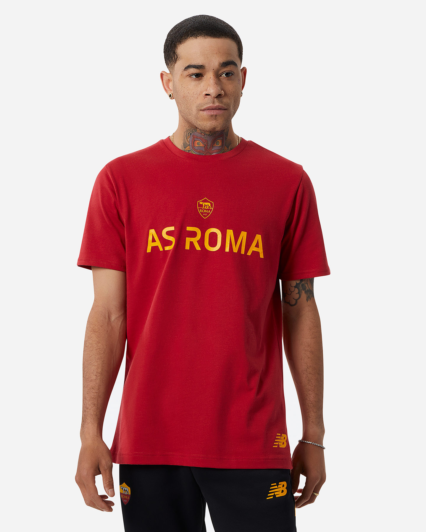 Abbigliamento calcio ufficiale NEW BALANCE ROMA GRAPHIC 22-23 M - Color mix - 2 | Cisalfa Sport