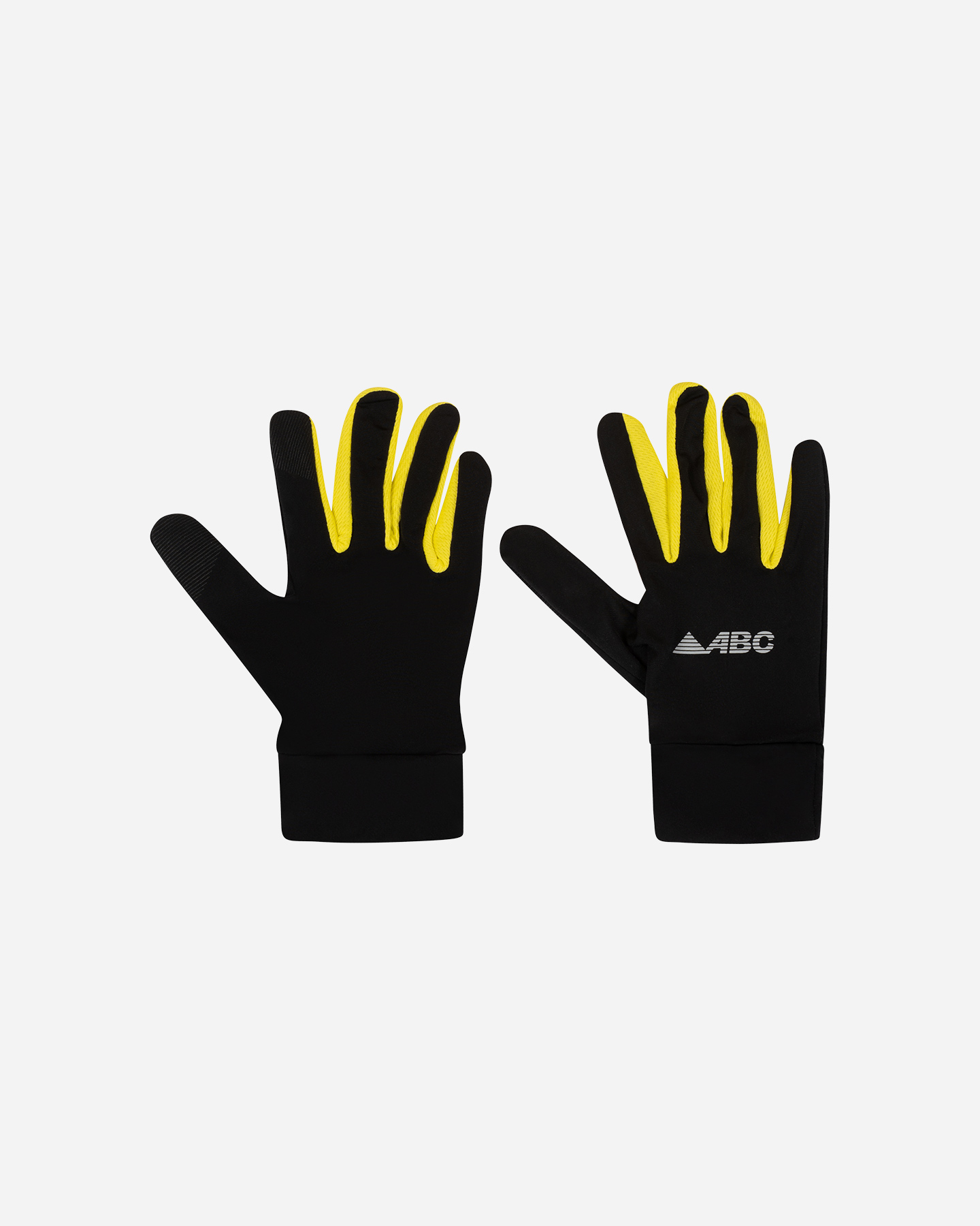 Guanti running ABC ESSENTIAL  - Giallo - 0 | Cisalfa Sport