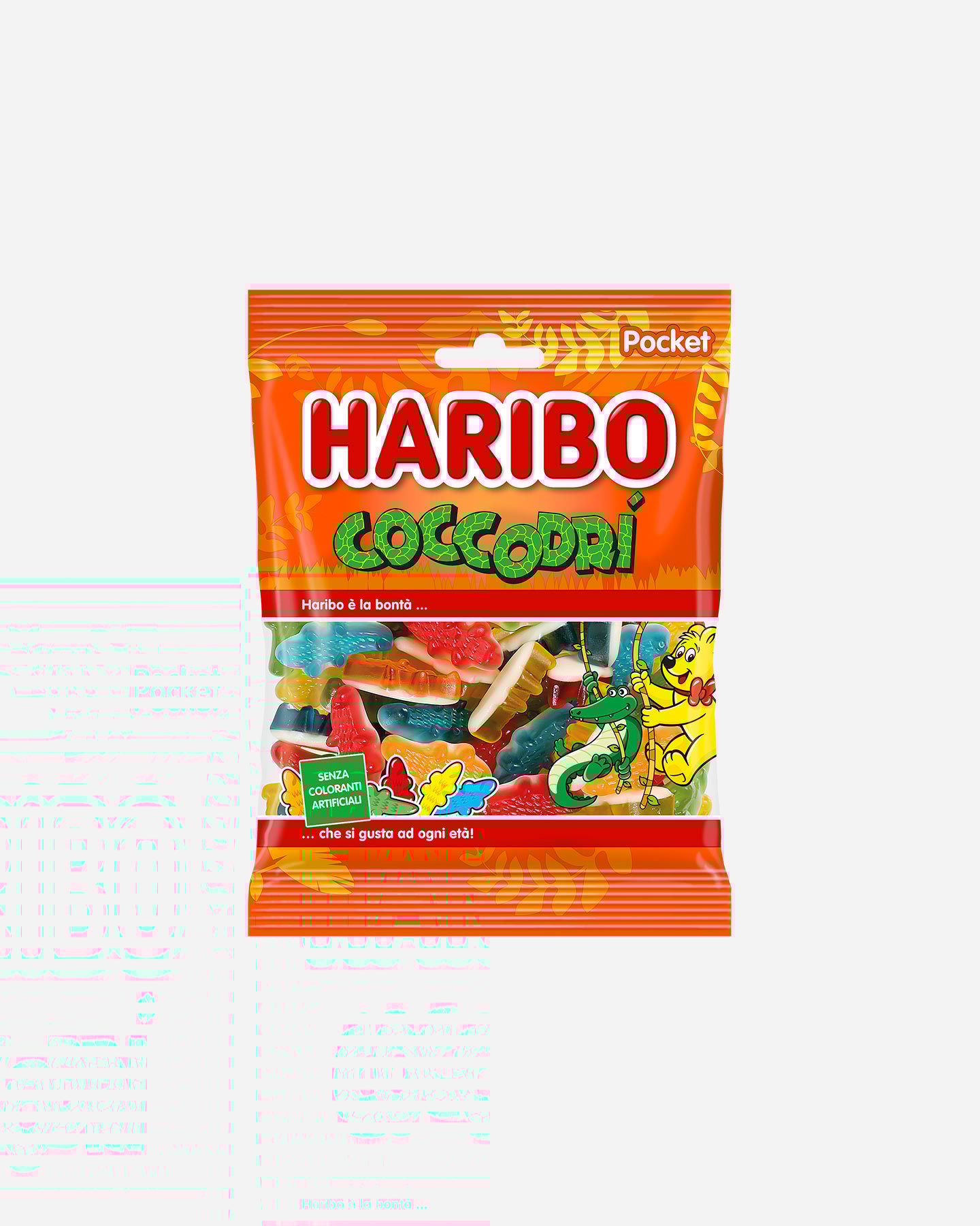 Caramelle HARIBO COCCODRILLI 80 G  - Color mix - 0 | Cisalfa Sport