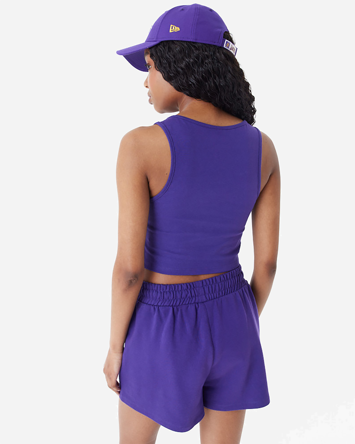 Canotta NEW ERA CROP LOS ANGELES LAKERS W - Viola - 1 | Cisalfa Sport