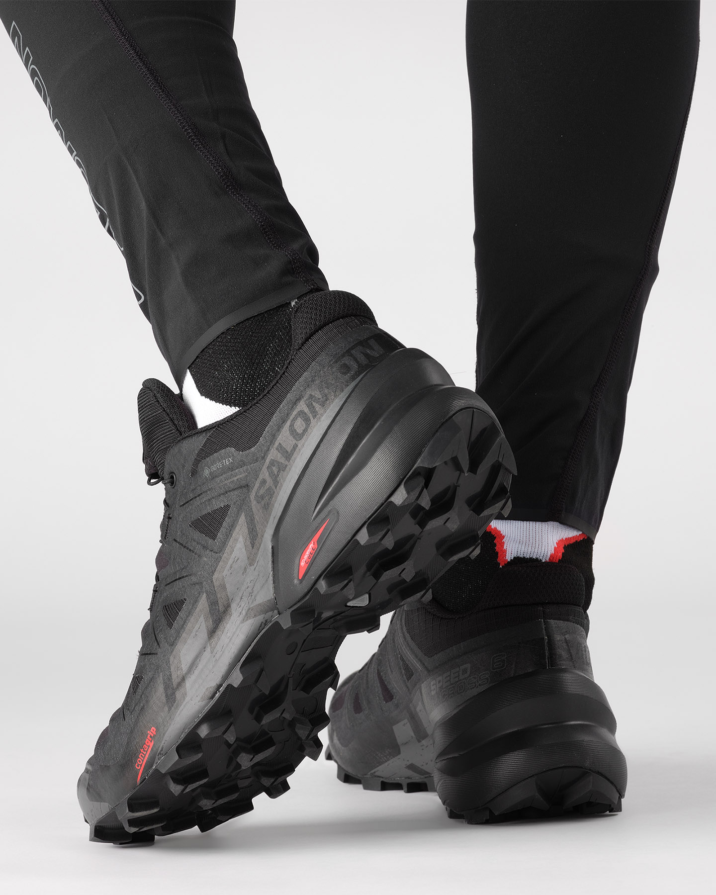 Scarpe trail SALOMON SPEEDCROSS 6 GTX M - Nero - 5 | Cisalfa Sport