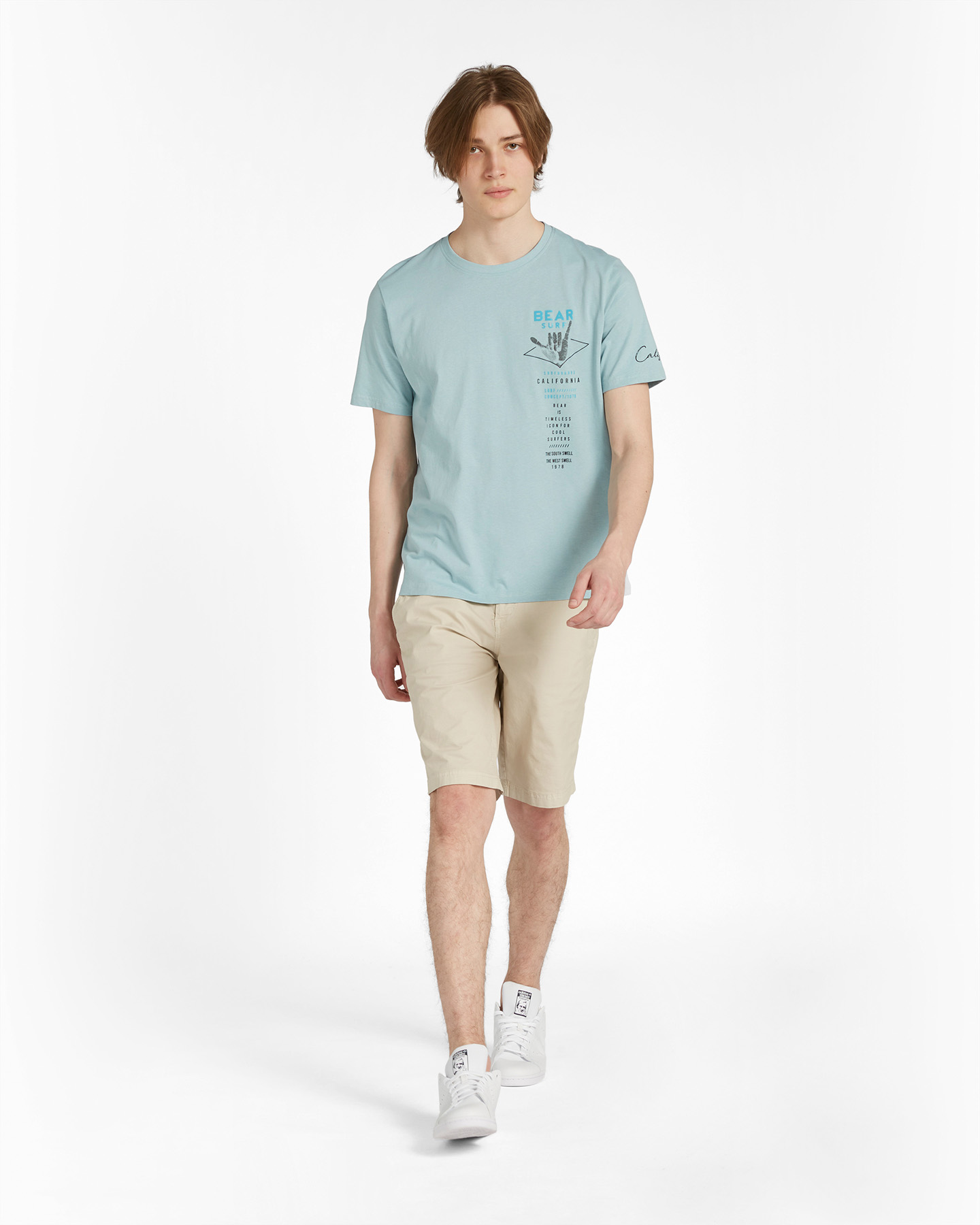 T-shirt BEAR FUTURISITIC TRIBALS M - Azzurro - 3 | Cisalfa Sport