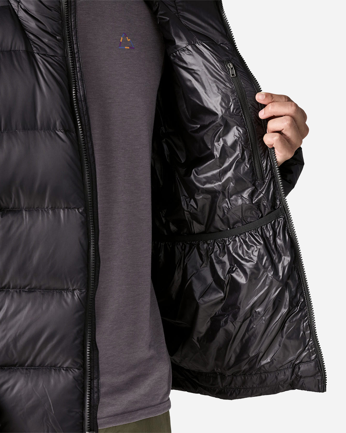 Piumino PATAGONIA FITZ ROY DOWN M - Nero - 5 | Cisalfa Sport