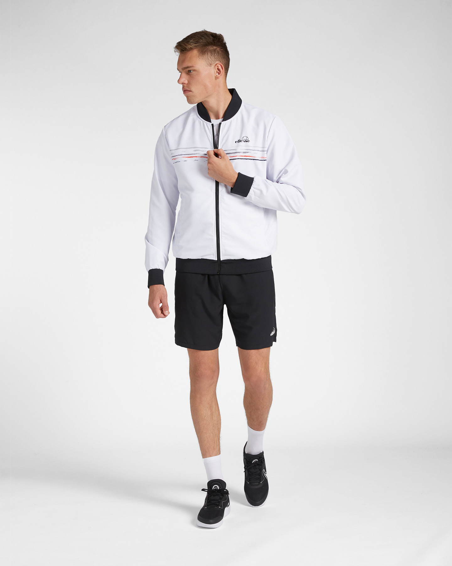 Giacca tennis ELLESSE FIVE STRIPES M - Bianco - 1 | Cisalfa Sport