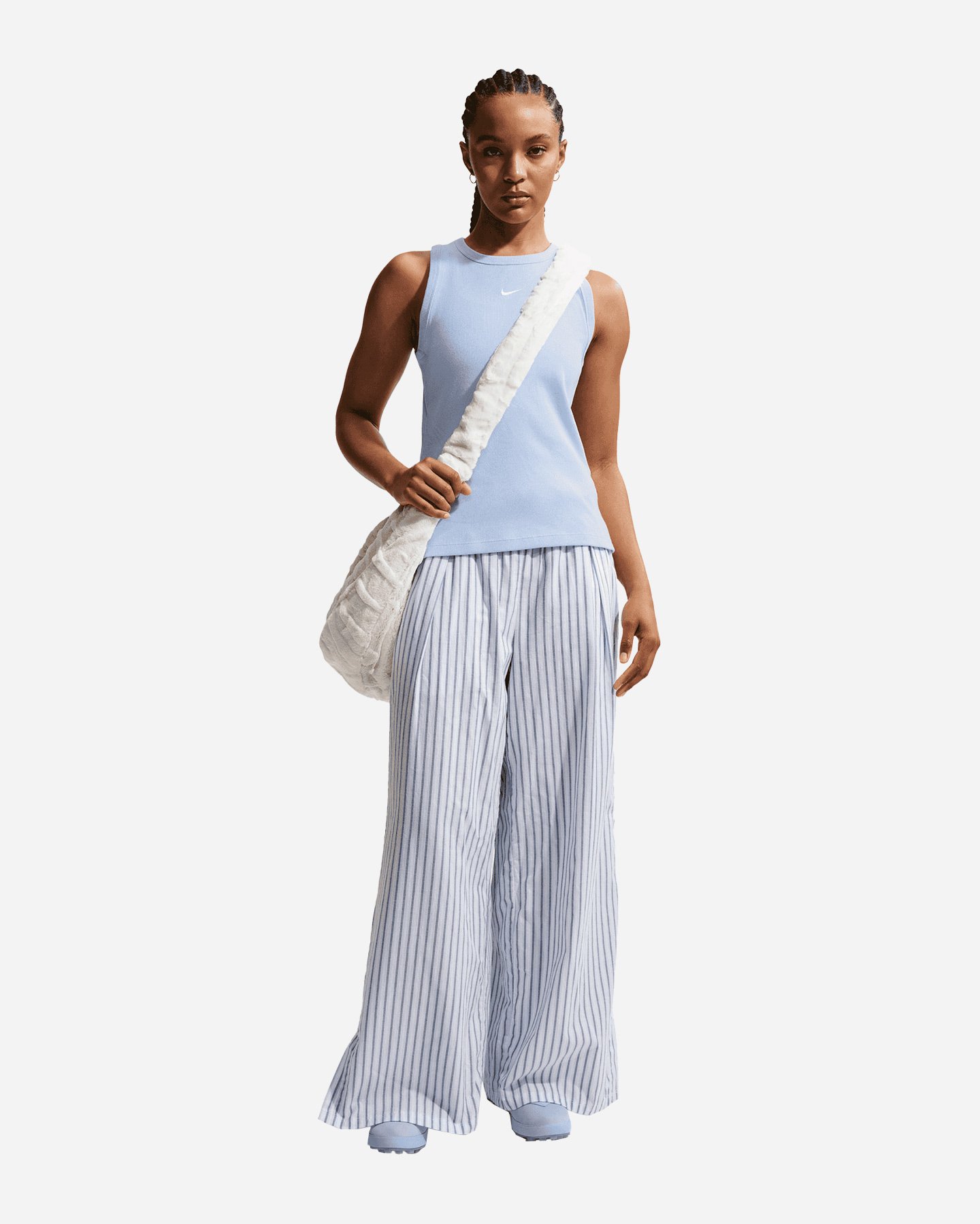 Canotta NIKE COSTINA SMALL LOGO W - Azzurro - 1 | Cisalfa Sport