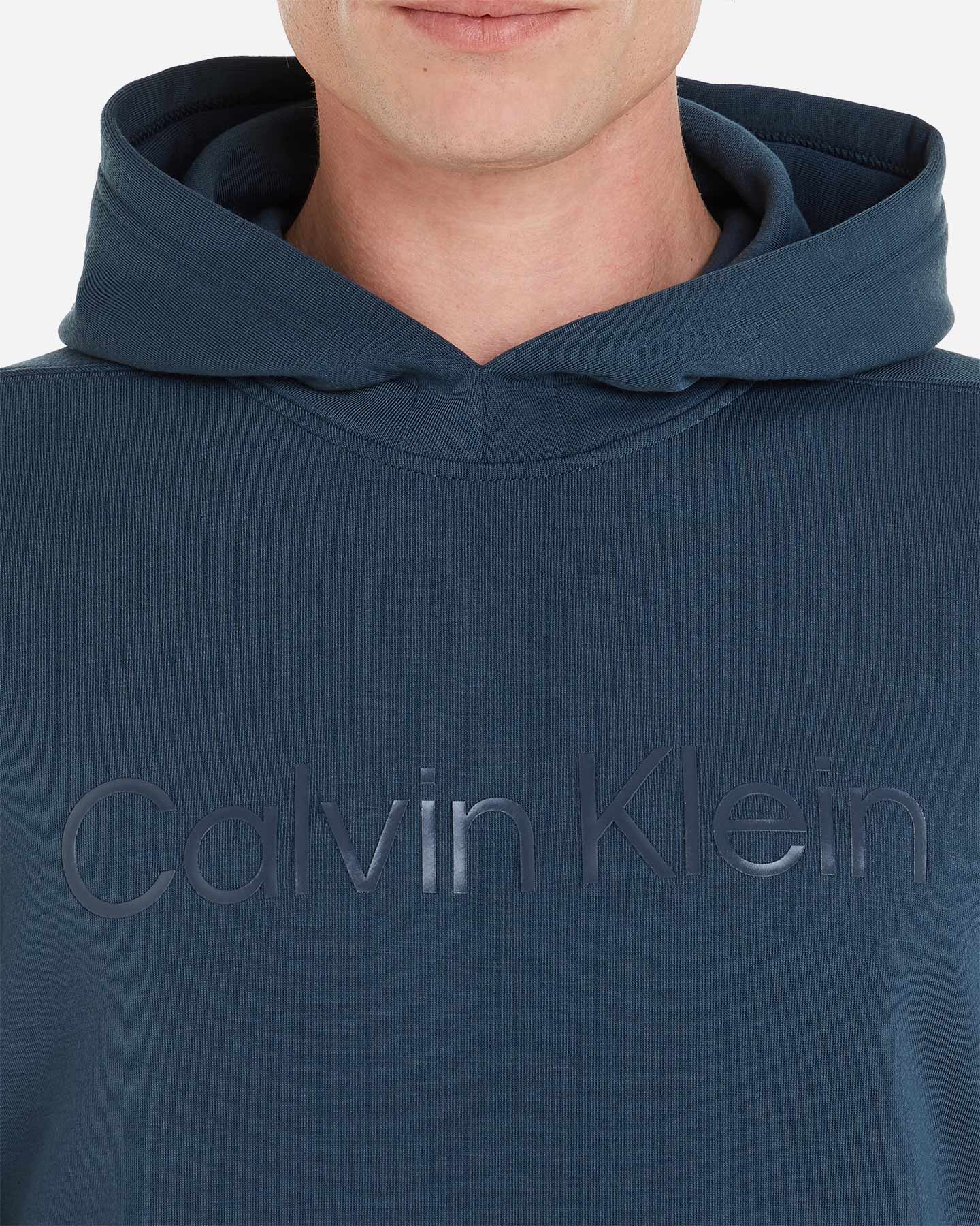Felpa CALVIN KLEIN SPORT LOGO TONAL M - Blu - 4 | Cisalfa Sport