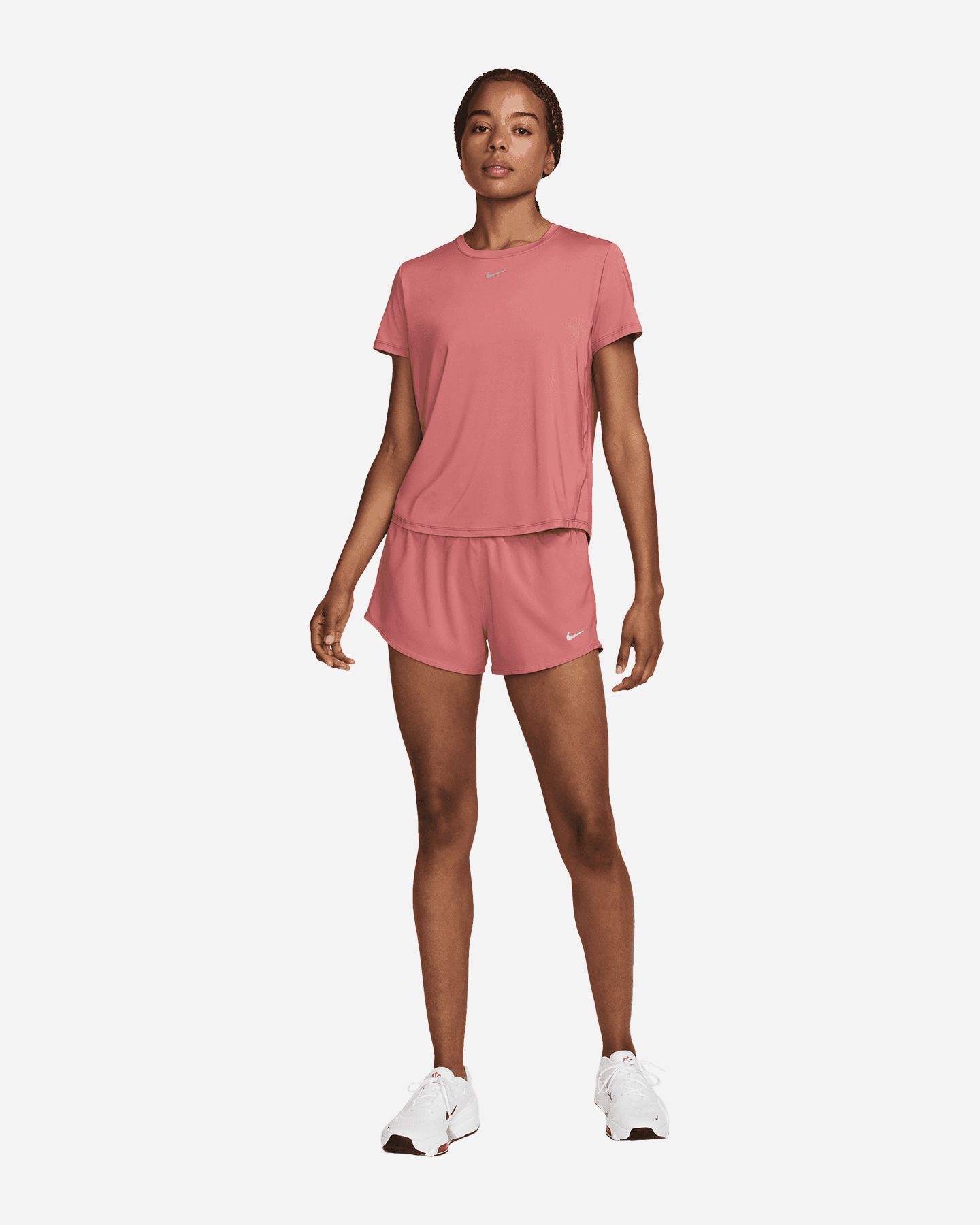 T-shirt training NIKE SMALL LOGO W - Rosa - 3 | Cisalfa Sport