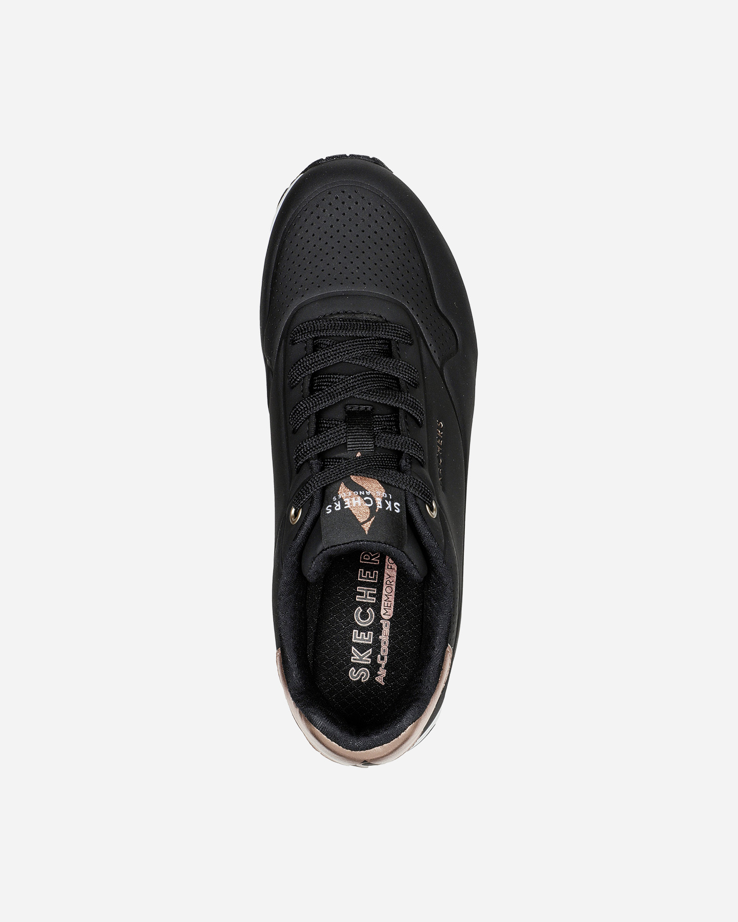 Scarpe sneakers SKECHERS UNO GOLDEN AIR W - Nero - 3 | Cisalfa Sport