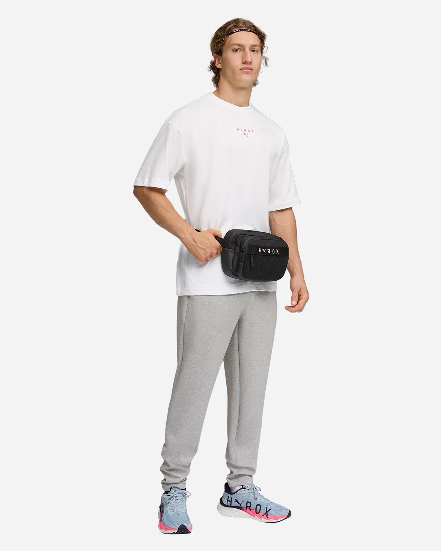 T-shirt training PUMA HYROX GRAPHIC M - Bianco - 4 | Cisalfa Sport