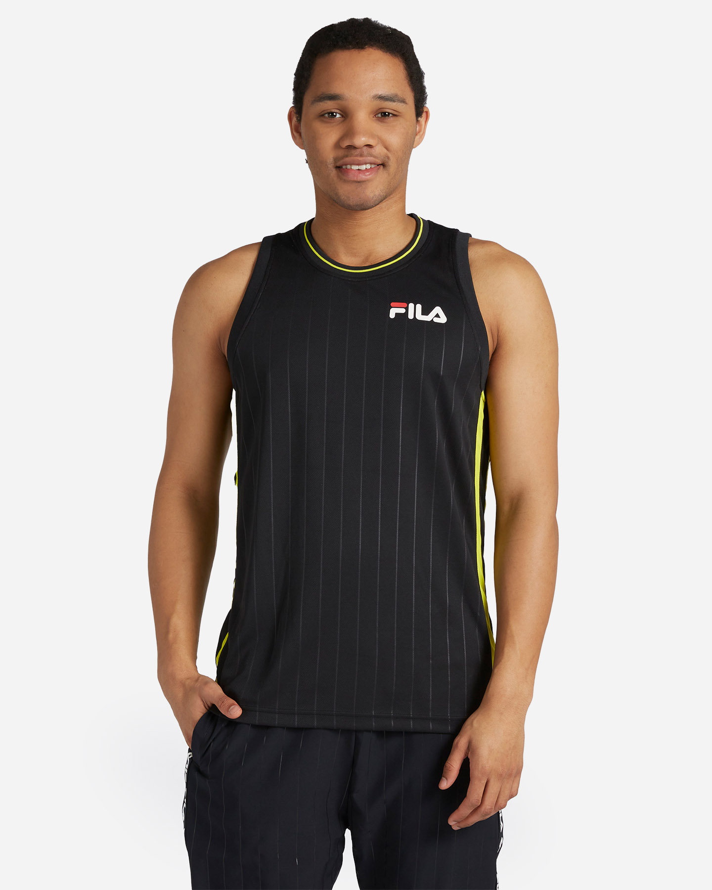 Canotta FILA STREETWEAR LOGO TAPE -RECYCLED M - Nero - 0 | Cisalfa Sport