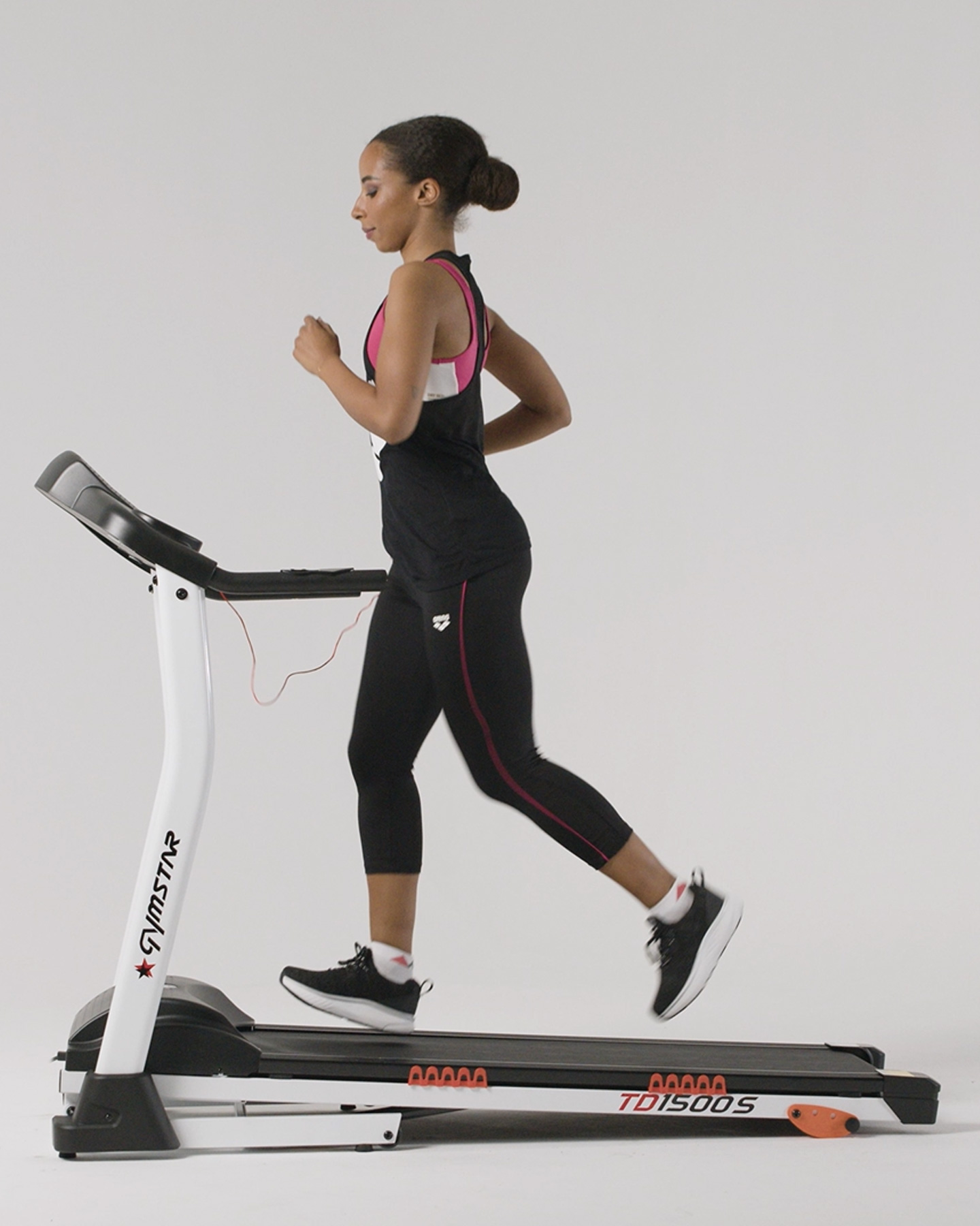 Tapis roulant CARNIELLI GYMSTAR TD 1500S - Nero - 3 | Cisalfa Sport