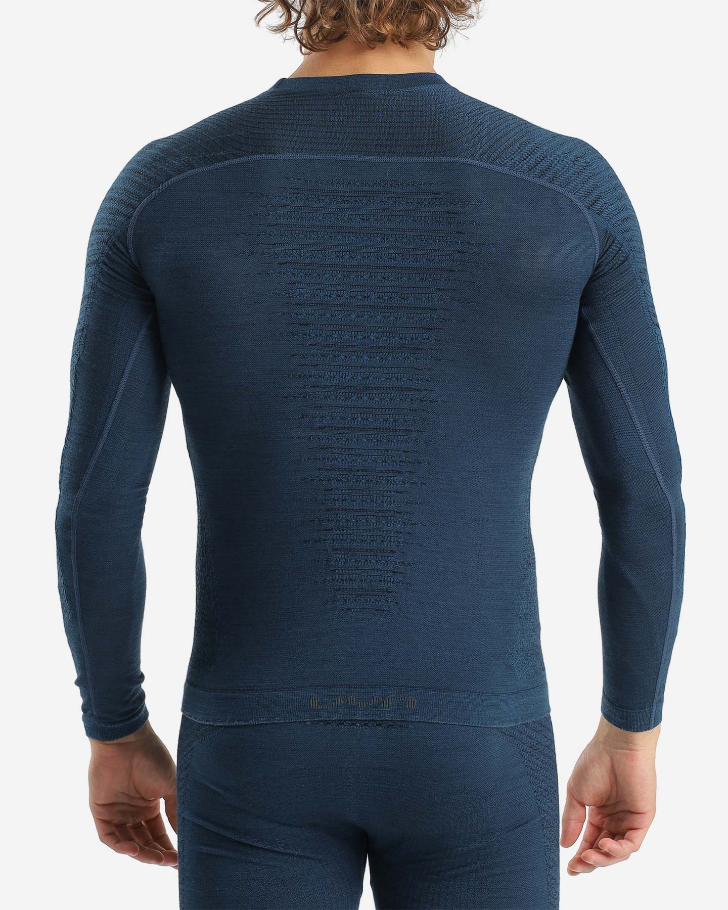 Maglia intimo tecnico UYN FUSYON MERINO M - Blu - 3 | Cisalfa Sport