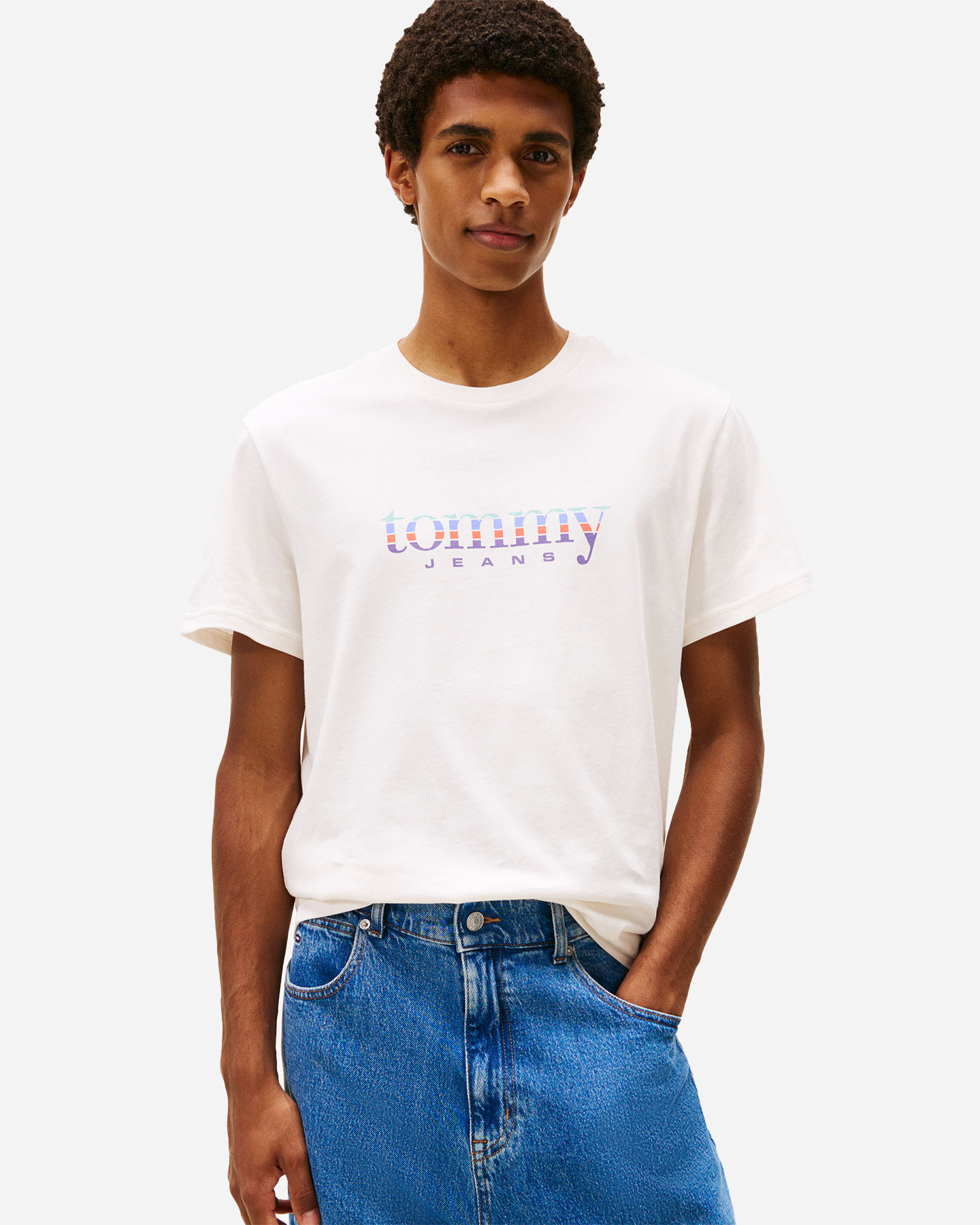 T-shirt TOMMY HILFIGER LOGO M - Bianco - 1 | Cisalfa Sport