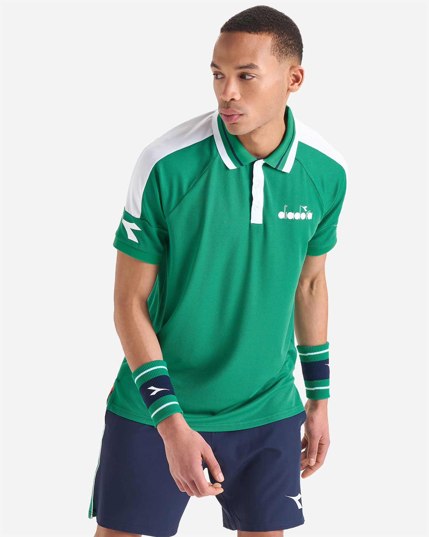 Polo tennis DIADORA ICON M - Verde - 2 | Cisalfa Sport