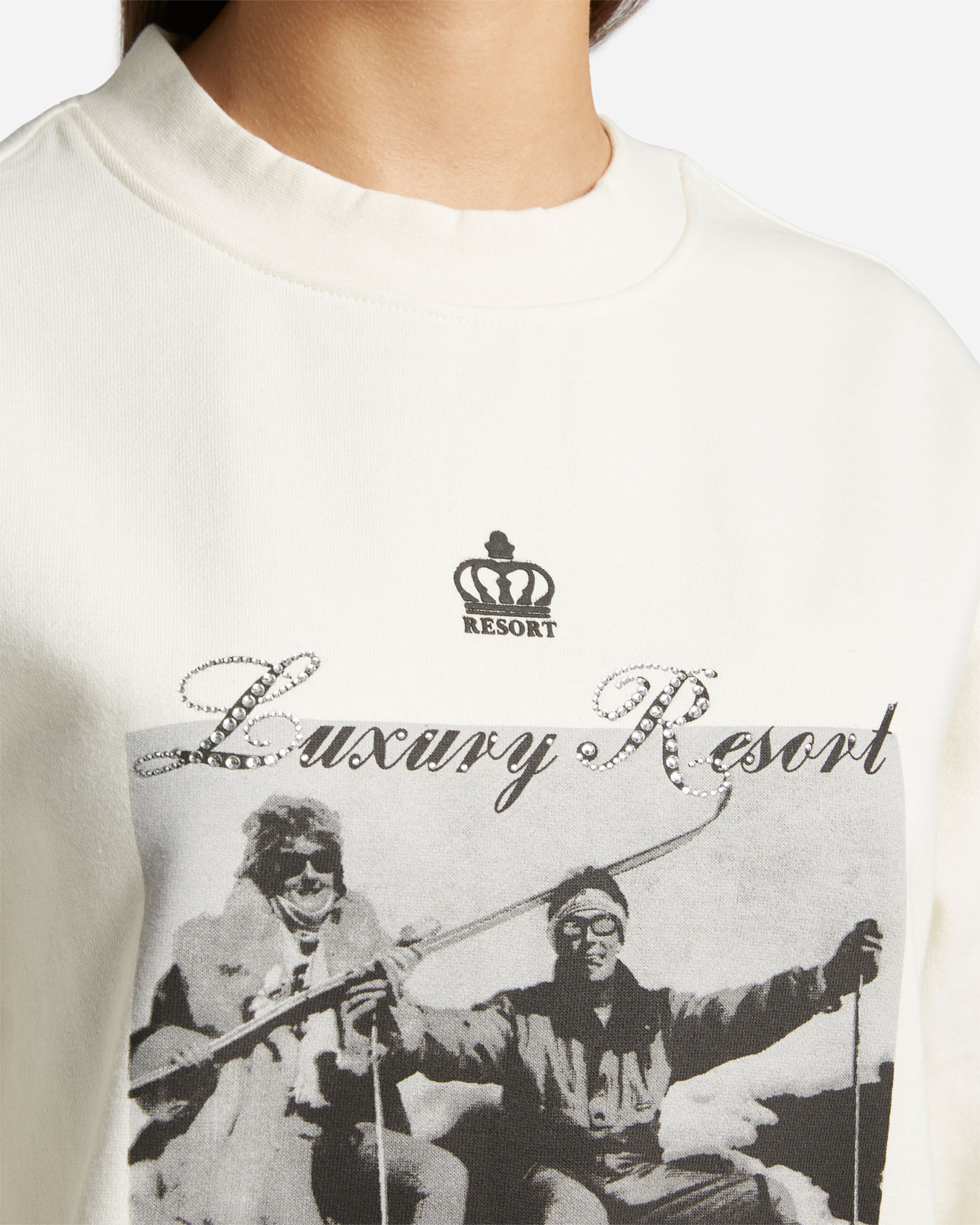 Felpa BEST COMPANY LUXERY RESORT W - Bianco - 4 | Cisalfa Sport