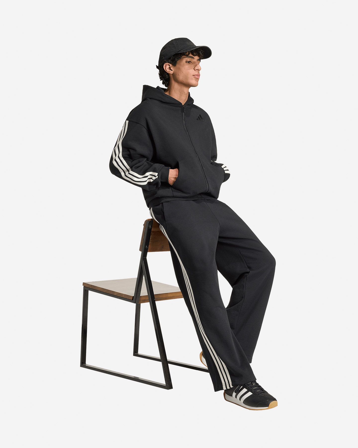 Pantalone ADIDAS KIT 3STRIPES M - Nero - 2 | Cisalfa Sport