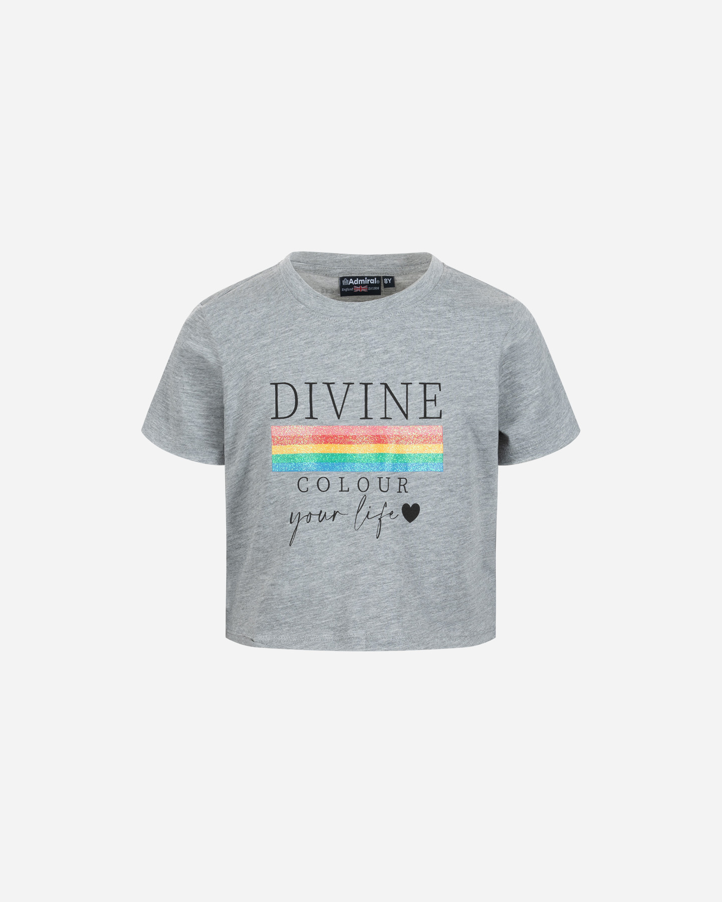 T-shirt ADMIRAL LIFESTYLE JR - Grigio - 0 | Cisalfa Sport