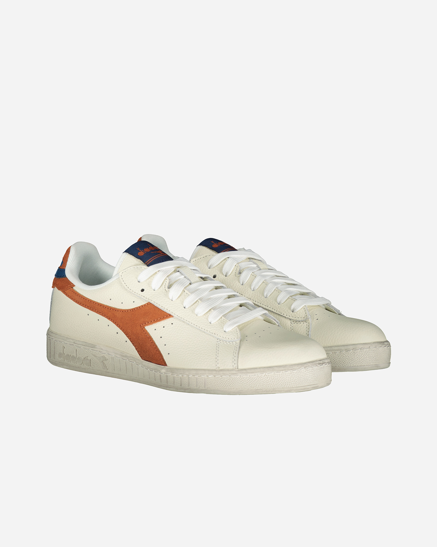 Scarpe sneakers DIADORA GAME L LOW WAXED SUEDE POP M - Bianco - 1 | Cisalfa Sport