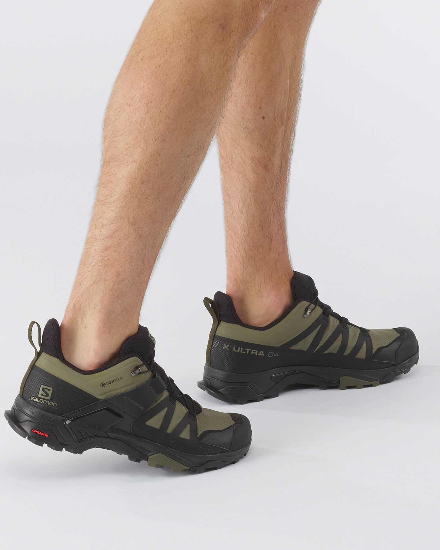 Scarpe trail SALOMON X ULTRA 4 GTX M - Verde - 5 | Cisalfa Sport