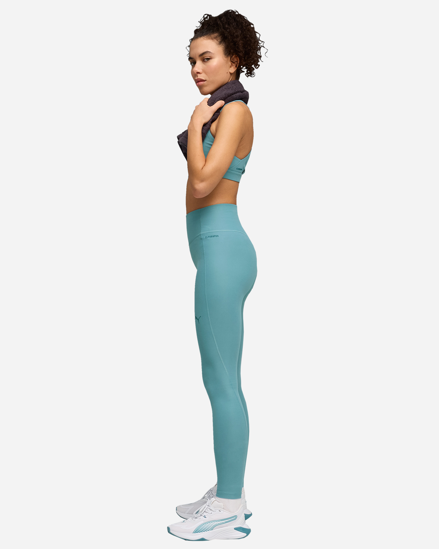 Leggings PUMA CLOUDSPUN W - Azzurro - 2 | Cisalfa Sport