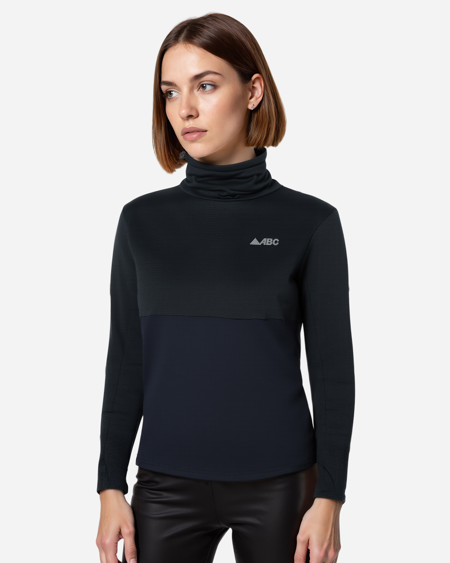 Maglia running ABC TECH W - Nero - 2 | Cisalfa Sport