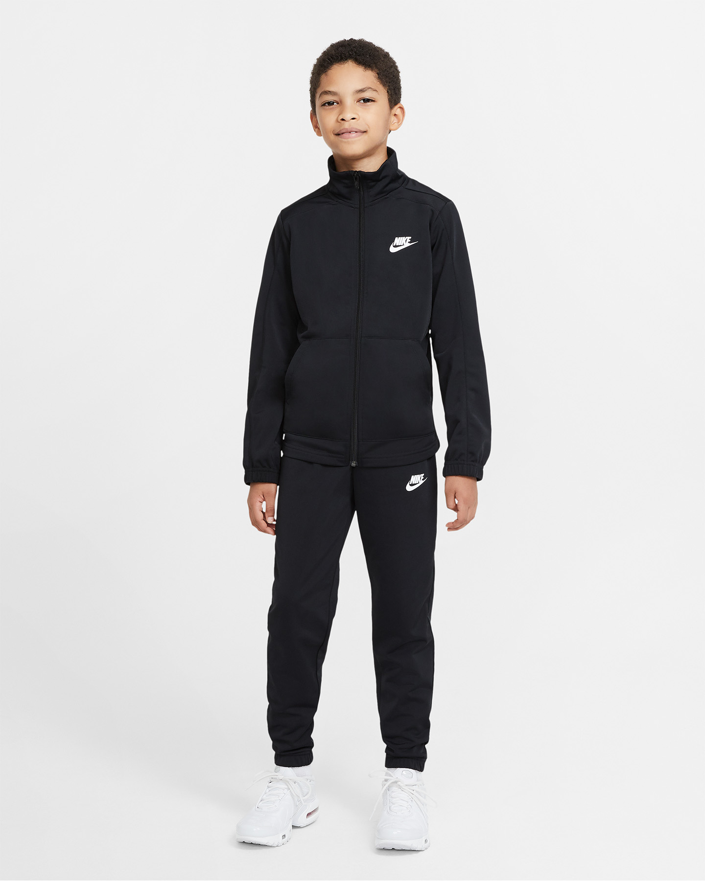 Tuta NIKE TRACKTOP POLY JR - Nero - 0 | Cisalfa Sport