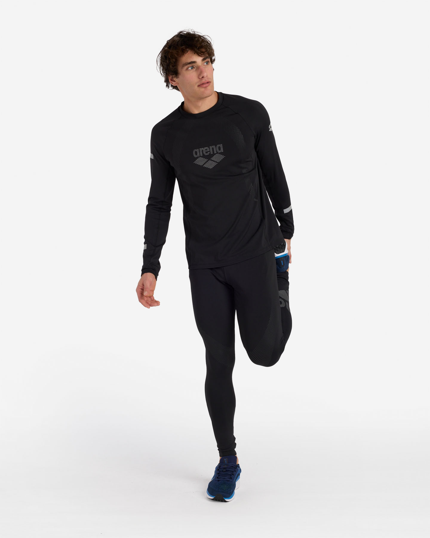 Maglia running ARENA ROAD M - Nero - 2 | Cisalfa Sport