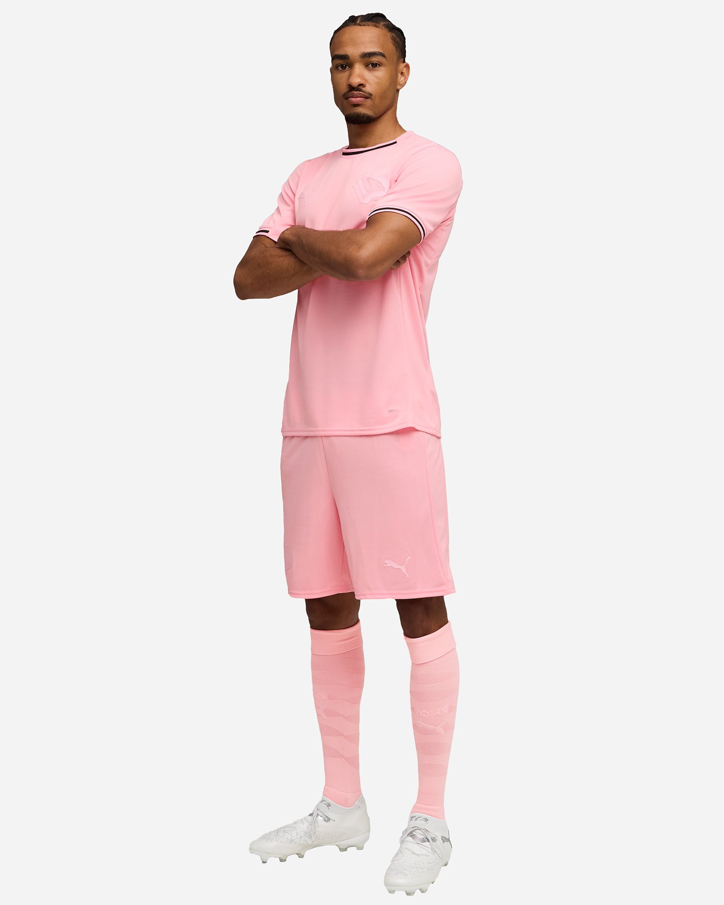 Pantaloncini calcio ufficiali PUMA PALERMO HOME 25-26 M - Rosa - 4 | Cisalfa Sport