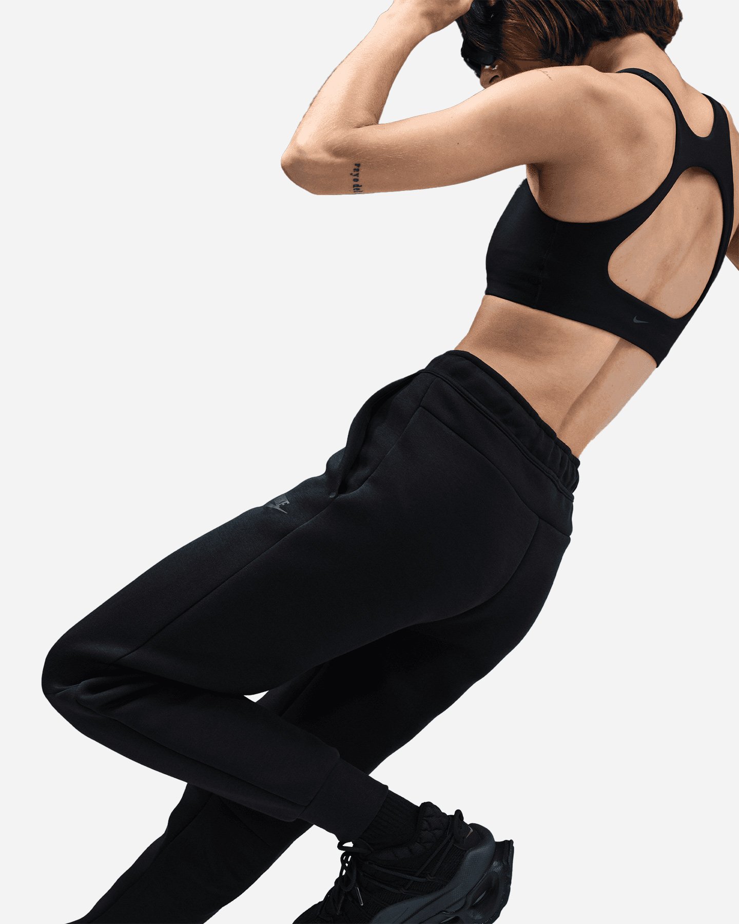 Pantalone NIKE TECH FLEECE W - Nero - 5 | Cisalfa Sport